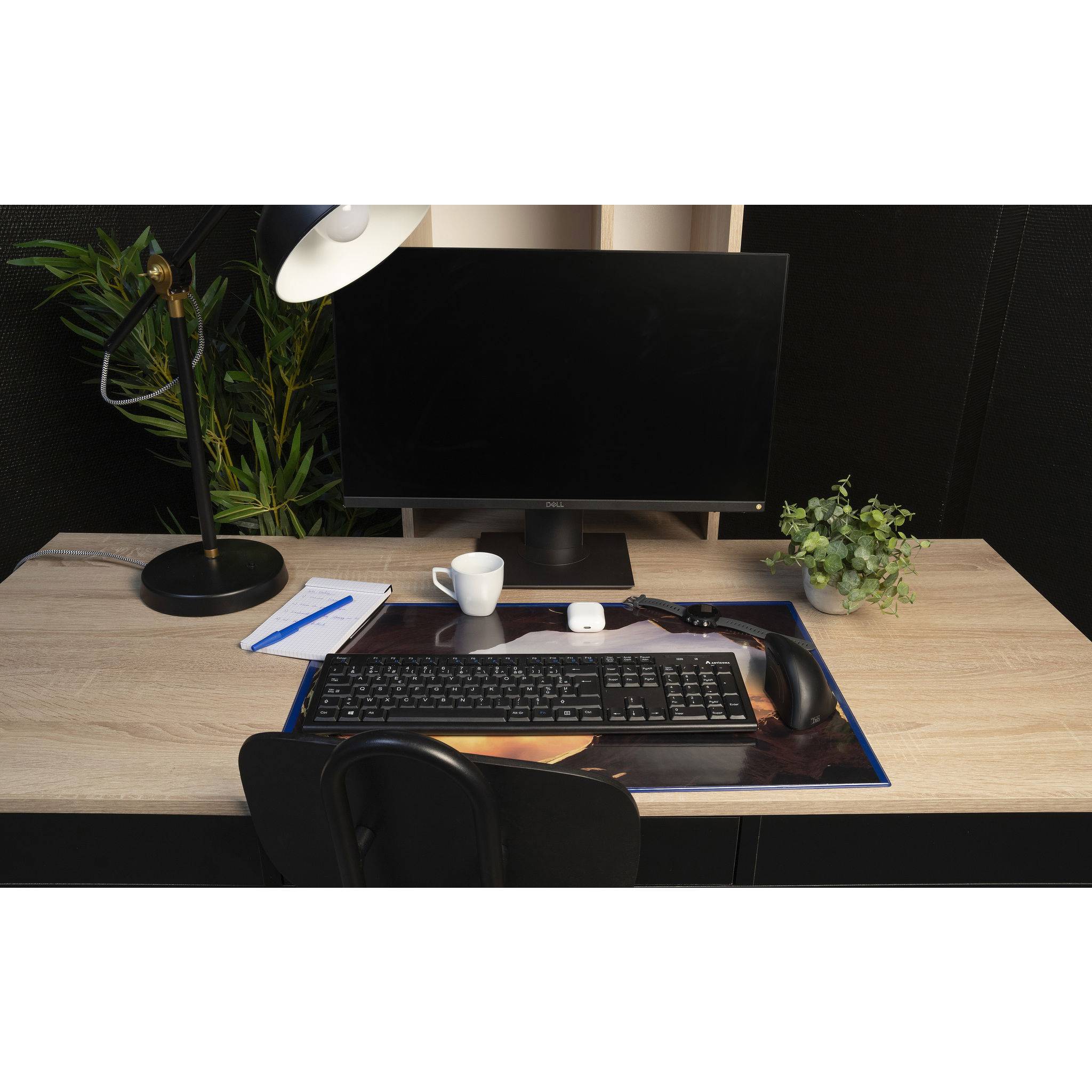 Exacompta 10x feste Schreibtischunterlage PVC 375x575 cm Blau 29782E