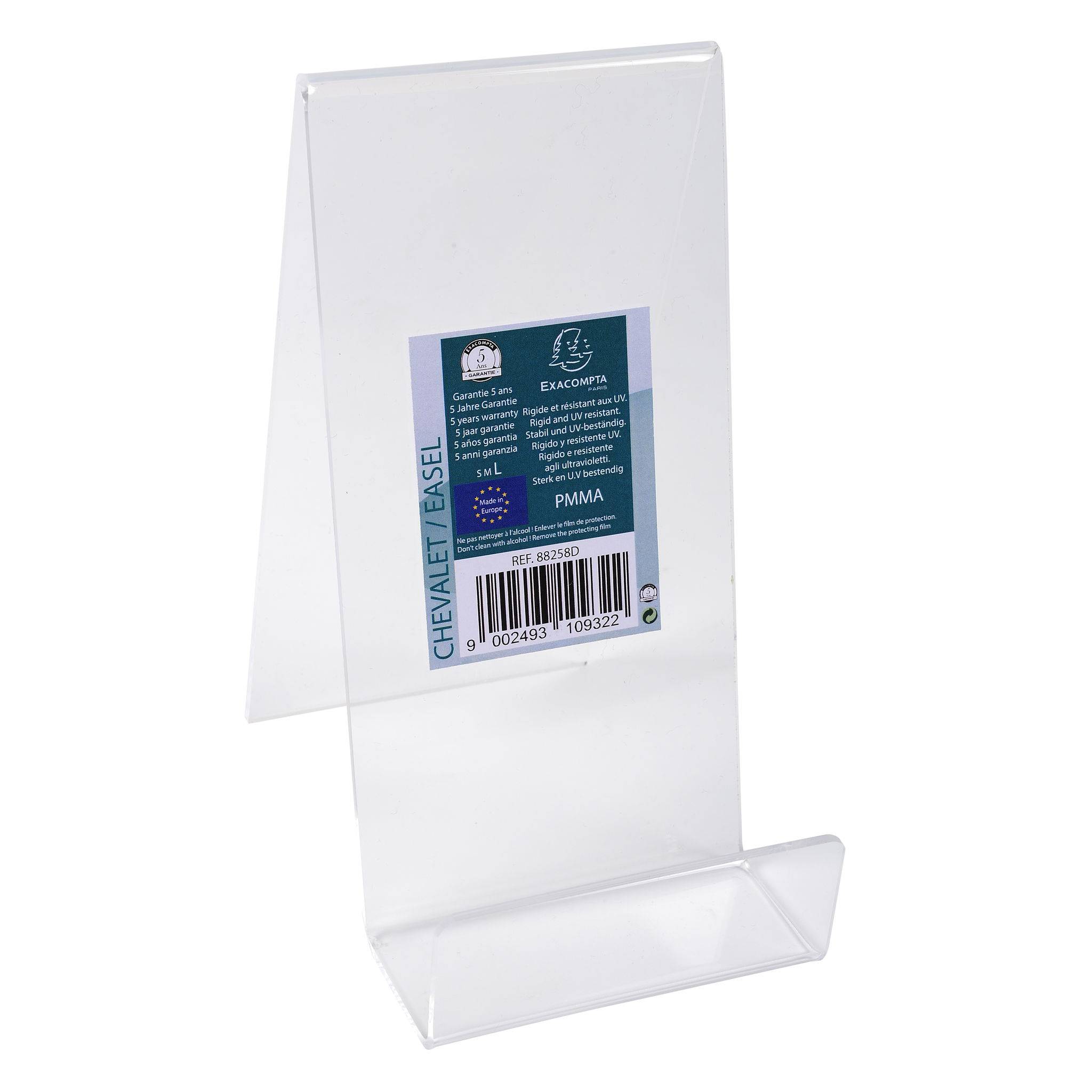 Exacompta 10x Tischaufsteller für A6, PMMA, Exacryl - Kristall - 88258D