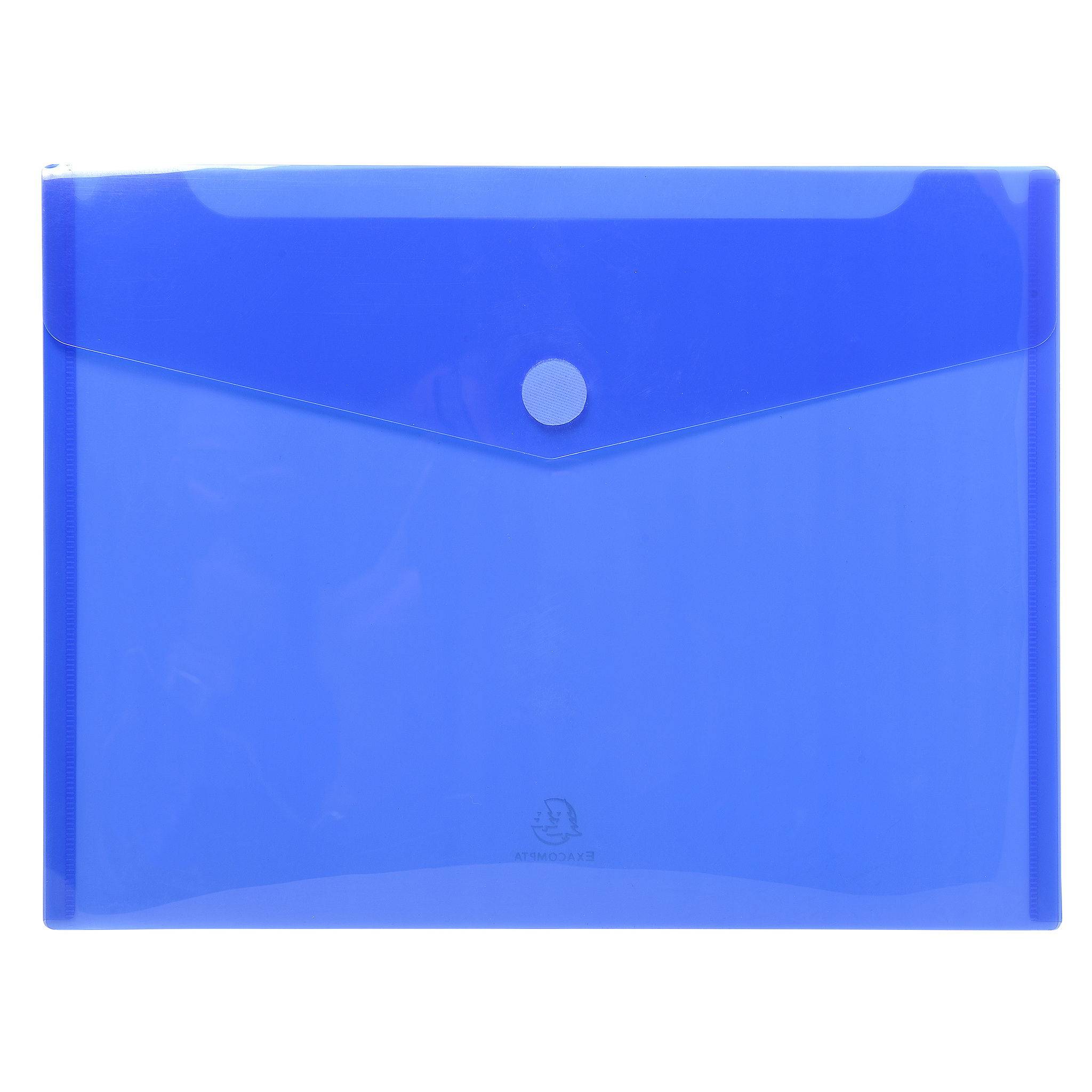 Exacompta 10x Pack 5 Prospekttaschen aus PP, A4 - sortiert - 56420E