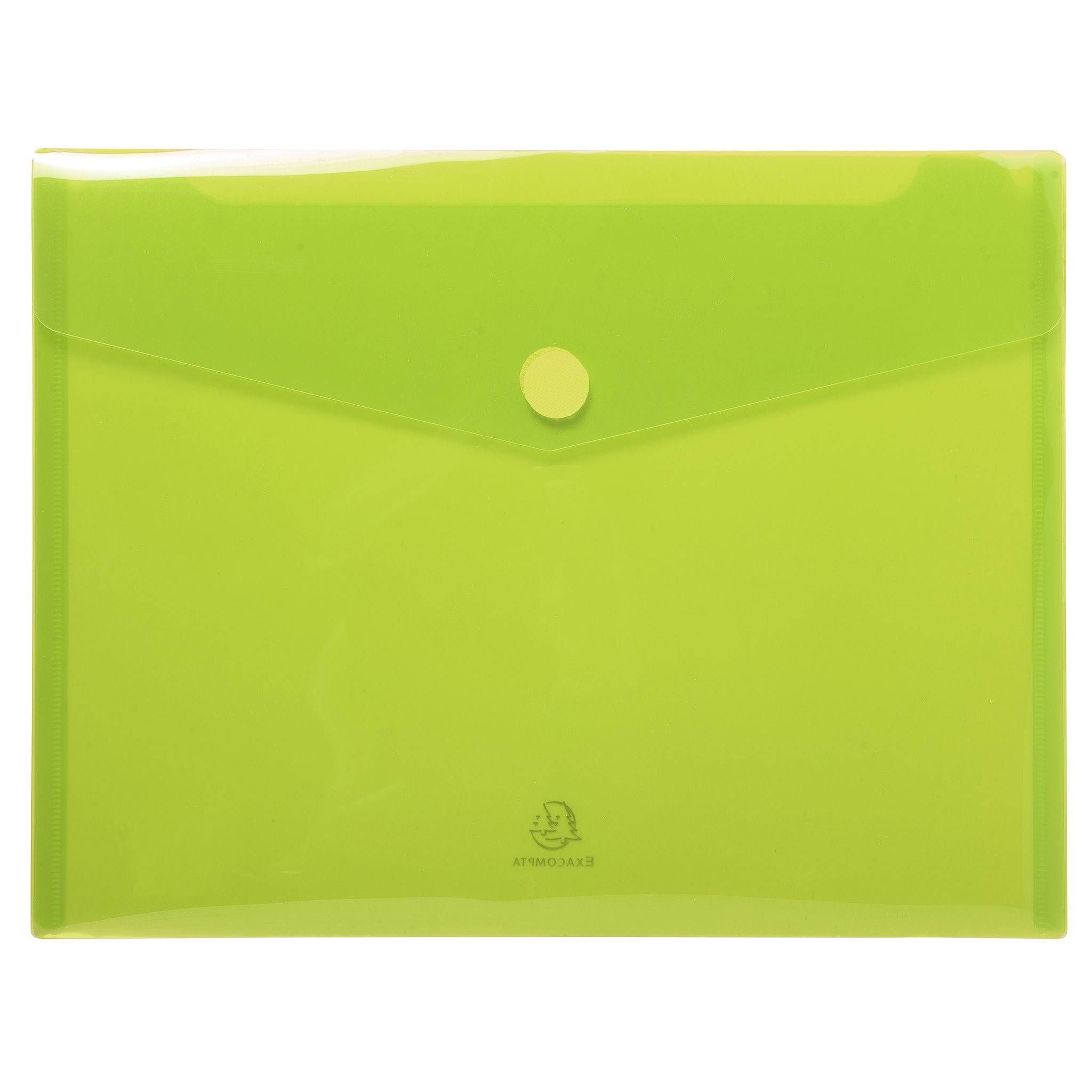 Exacompta 10x Pack 5 Prospekttaschen aus PP, A4 - sortiert - 56420E