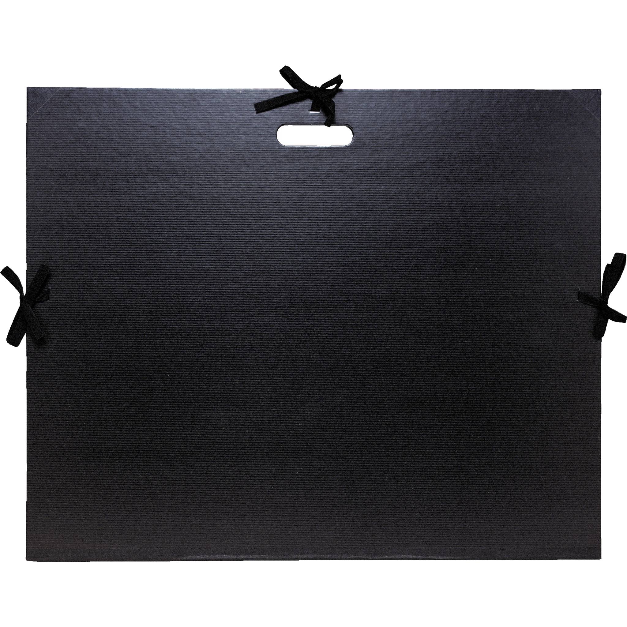 Exacompta Zeichenmappe Kraft Band Griff 59x72cm für 50x70cm Schwarz 538900UNISE