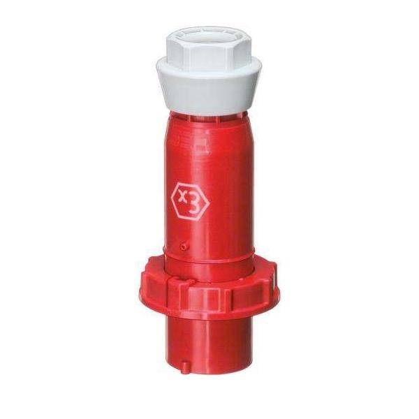 Stahl Stecker 125.000 A rot 6h 8581/12-506 #277862
