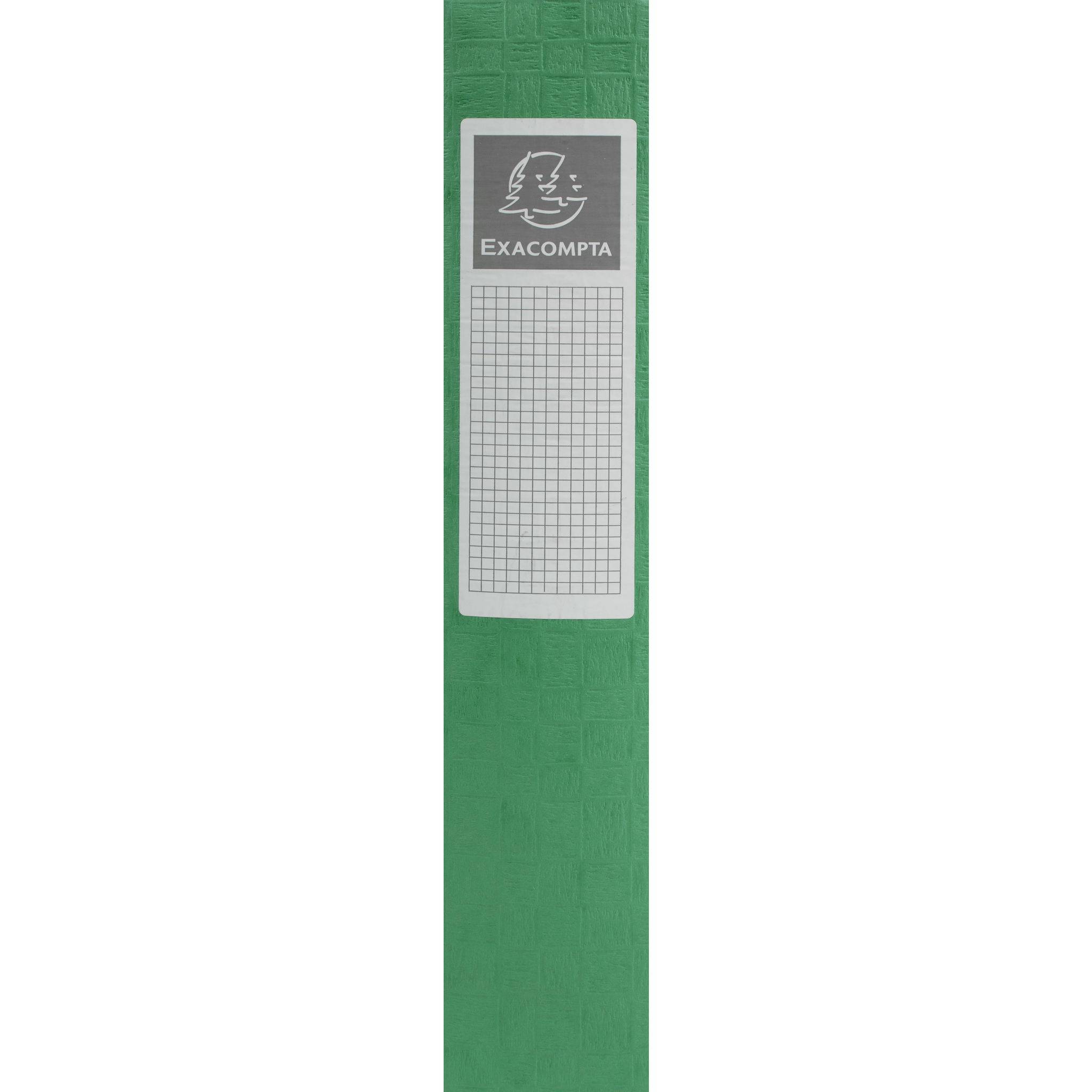 Exacompta 10x Archivboxen Rücken 60mm + Etikett Karton 600g/qm A4 Grün 50913E