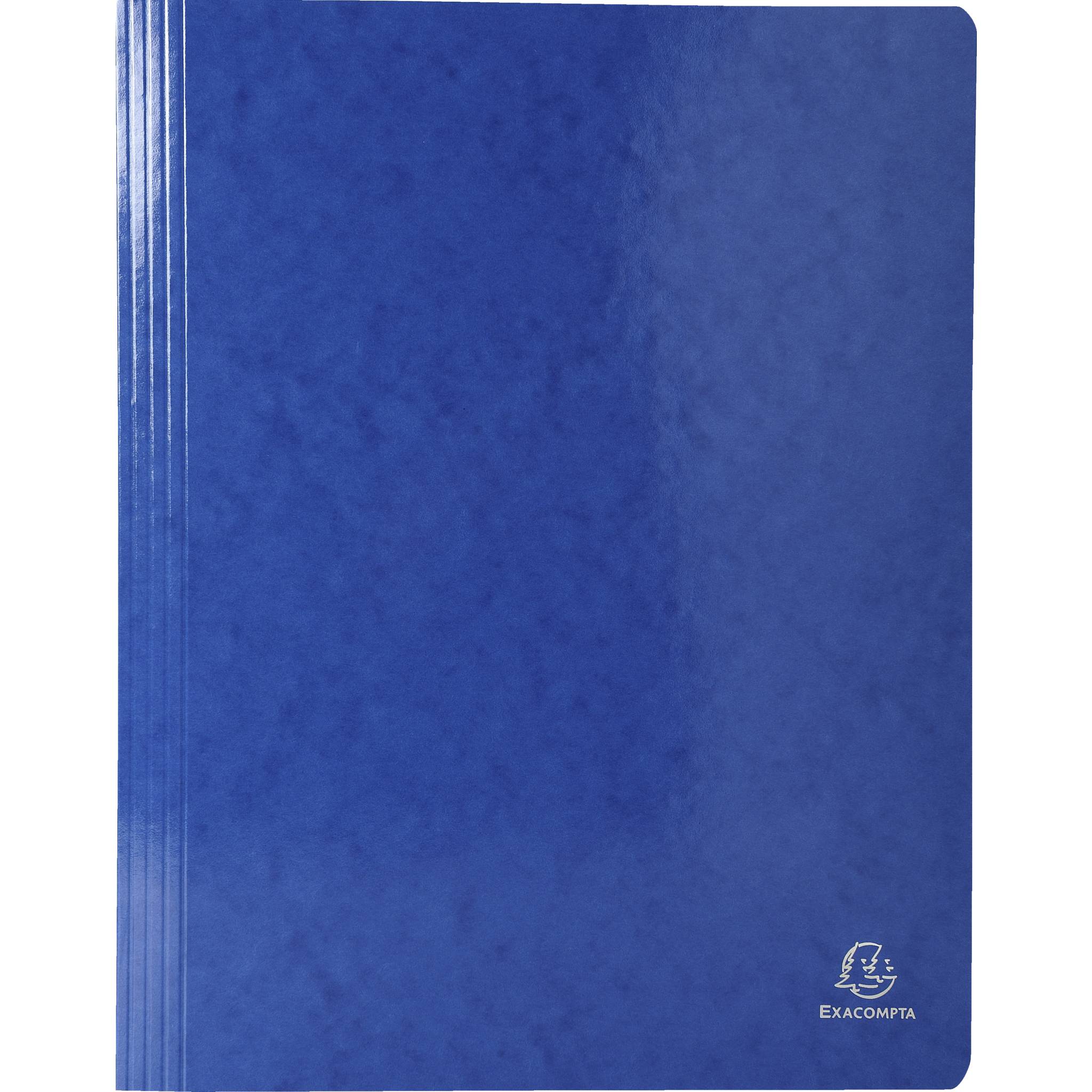 Exacompta 25x Schnellhefter Colorspan Krt., 355g/m2, A4, Dunkelblau, 380807B