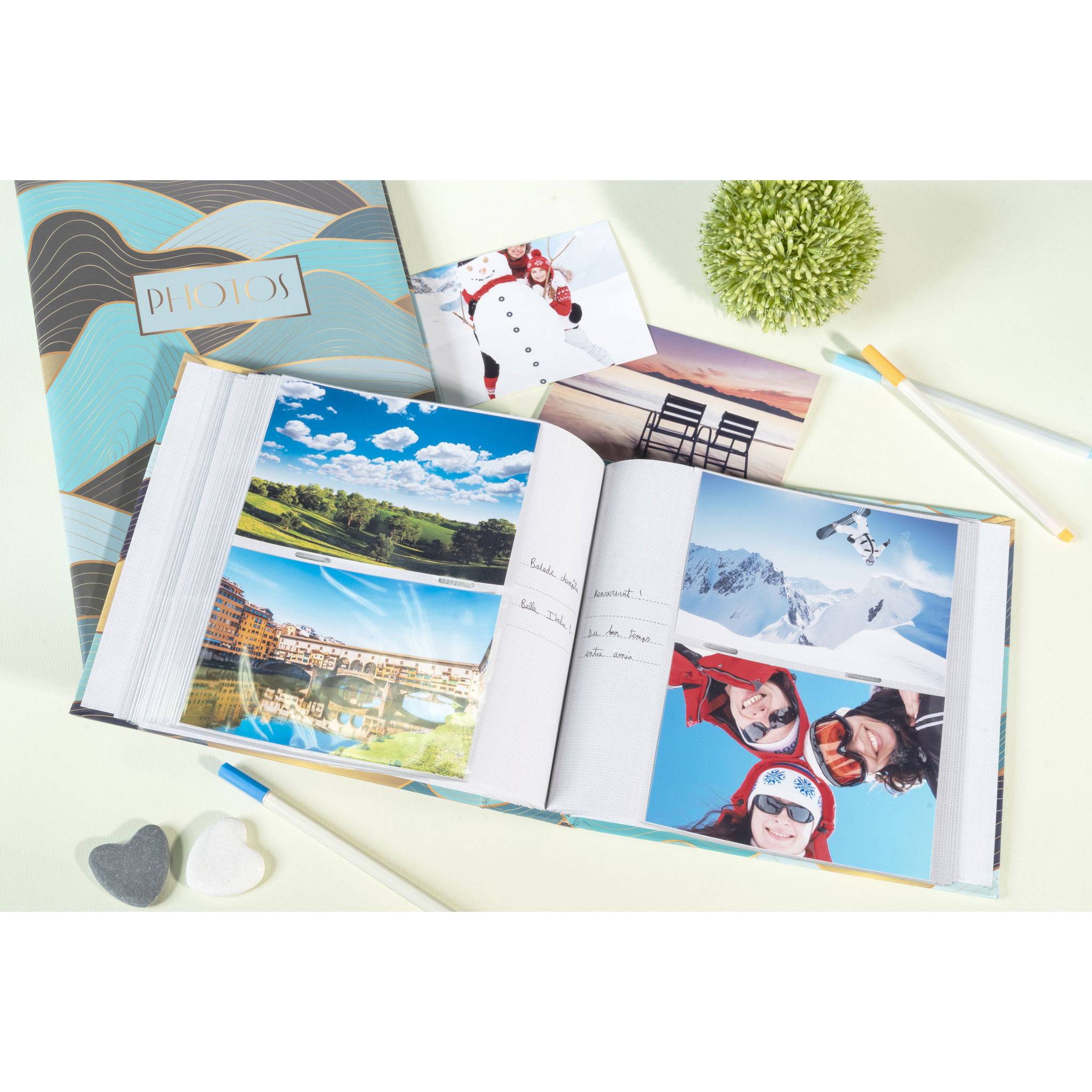 Exacompta 6x Einsteckalbum OCEAN 22,5x22 cm für 200 Fotos - Motiv - 62662E