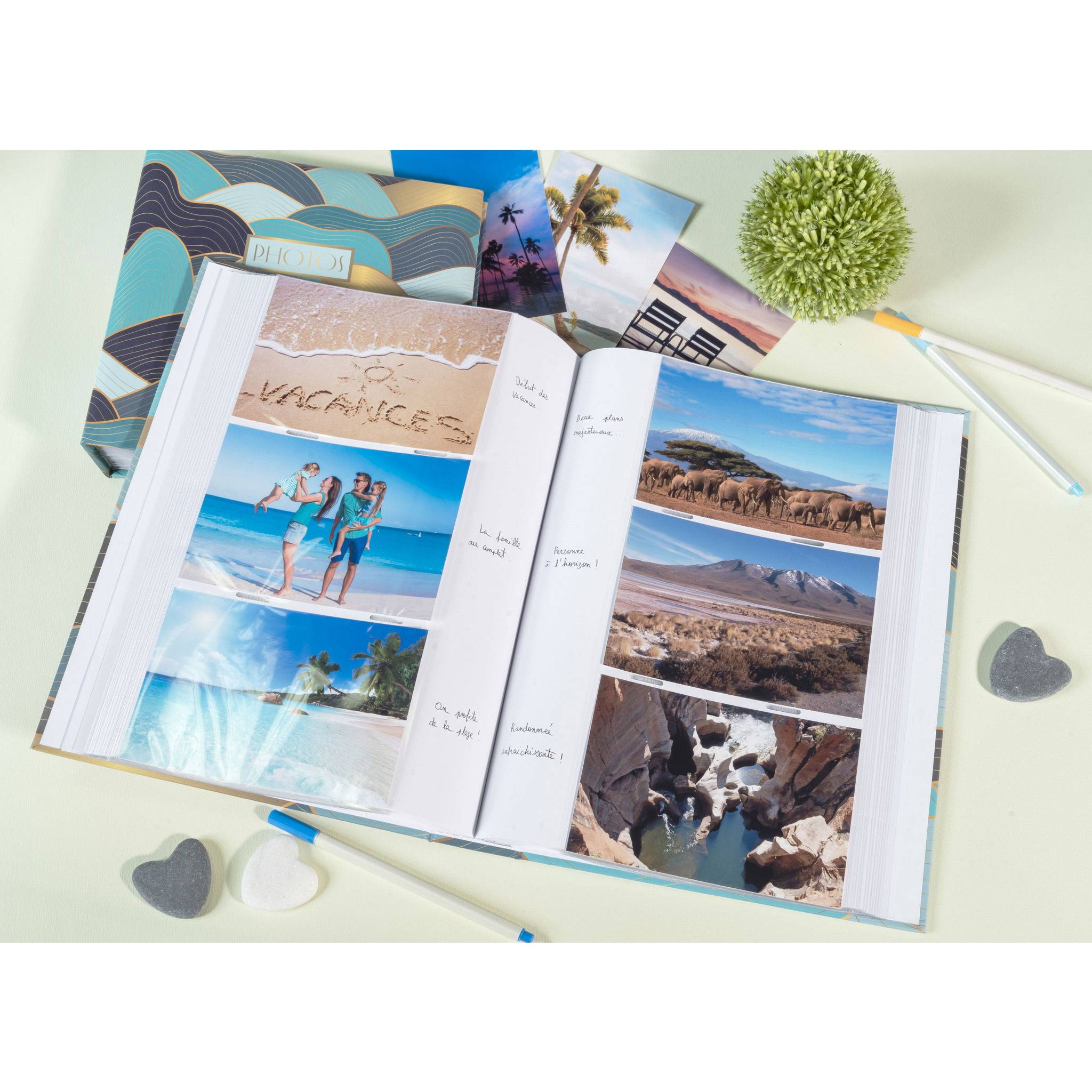 Exacompta 6x Einsteckalbum OCEAN 22,5x22 cm für 200 Fotos - Motiv - 62662E