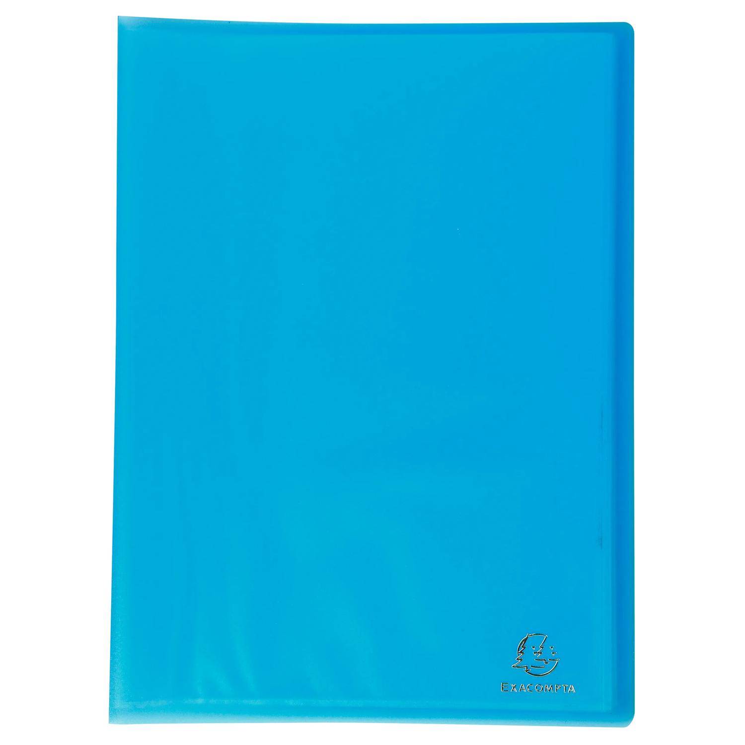 Exacompta 25x Sichtmappe PP 500µ + 10 Hüllen , A4, sortiert, 85169E