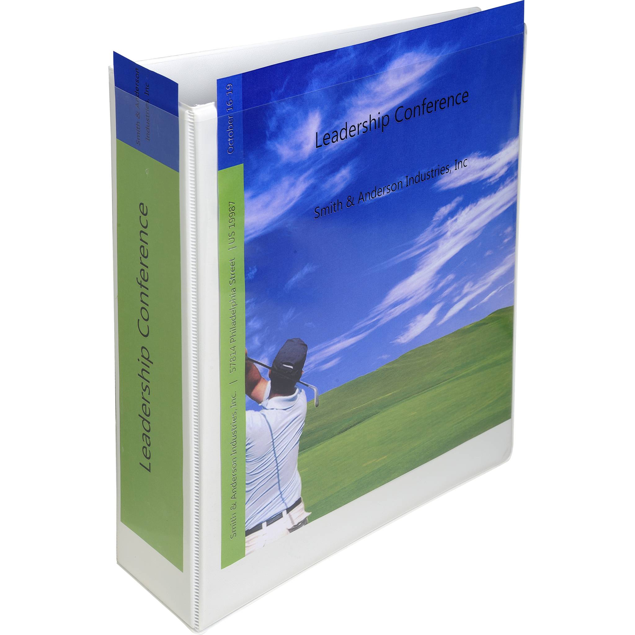 Exacompta 10x Ordner PP, Rücken 60mm, Ringe 50mm, A4 Maxi, Weiß, 53955E