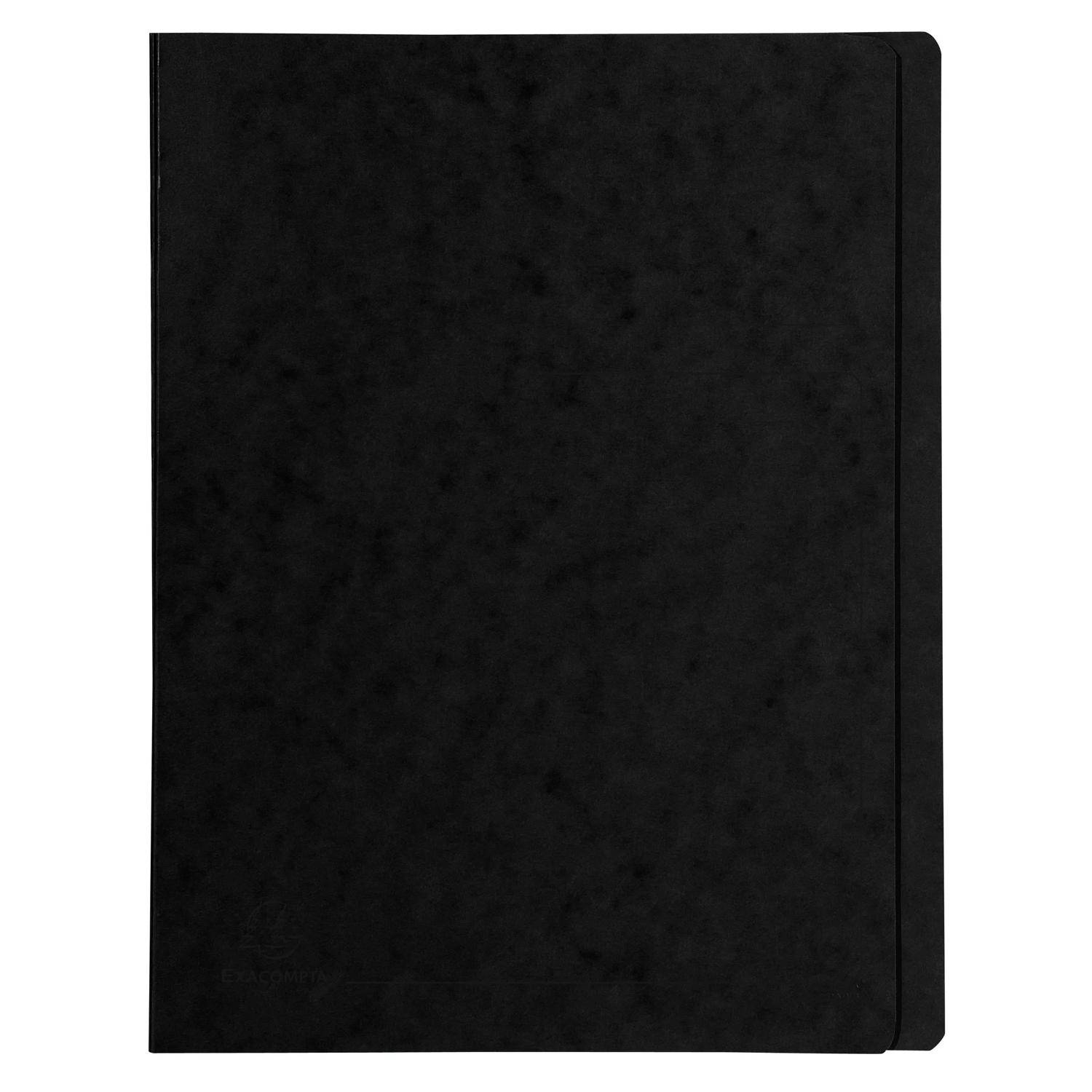 Exacompta 25x Schnellhefter aus Colorspan 355g/m2, A4 - Schwarz - 39991E