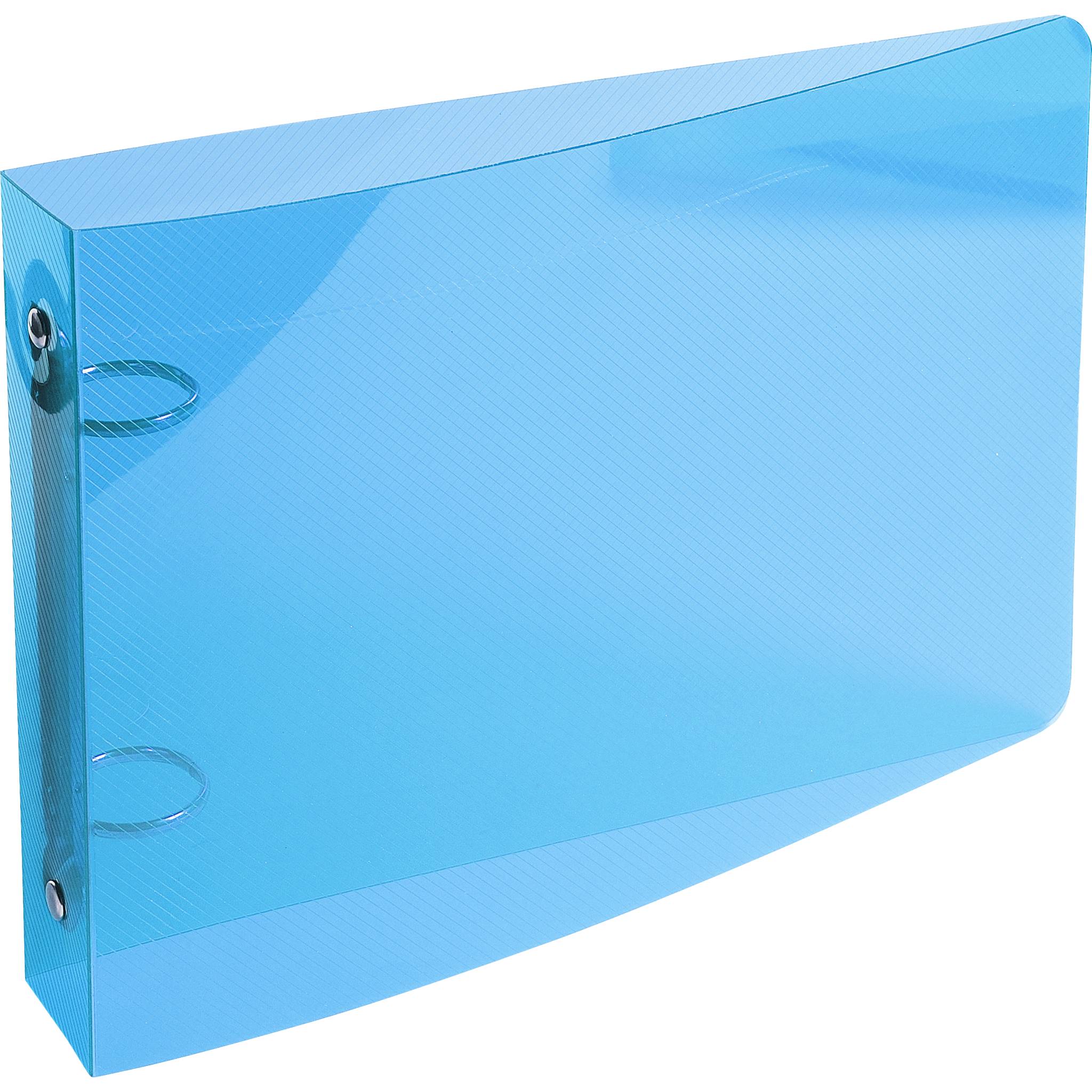 Exacompta 10x Ringbuch PP 700µ 2Ring 25mm Rücken 35mm 16x24cm für A5 Blau 51092E