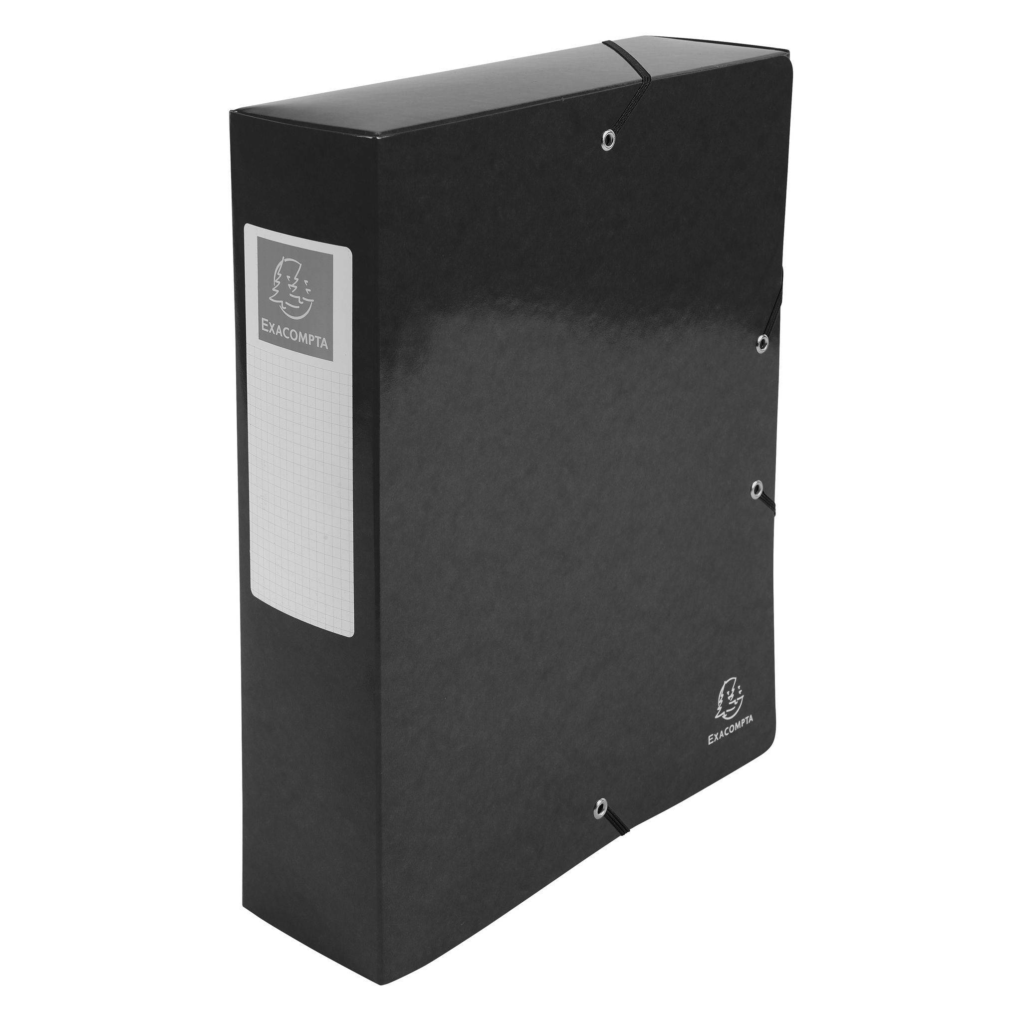 Exacompta 6x Archivbox Manilakarton Rücken 80mm +Etikett A4 sortiert 50729E