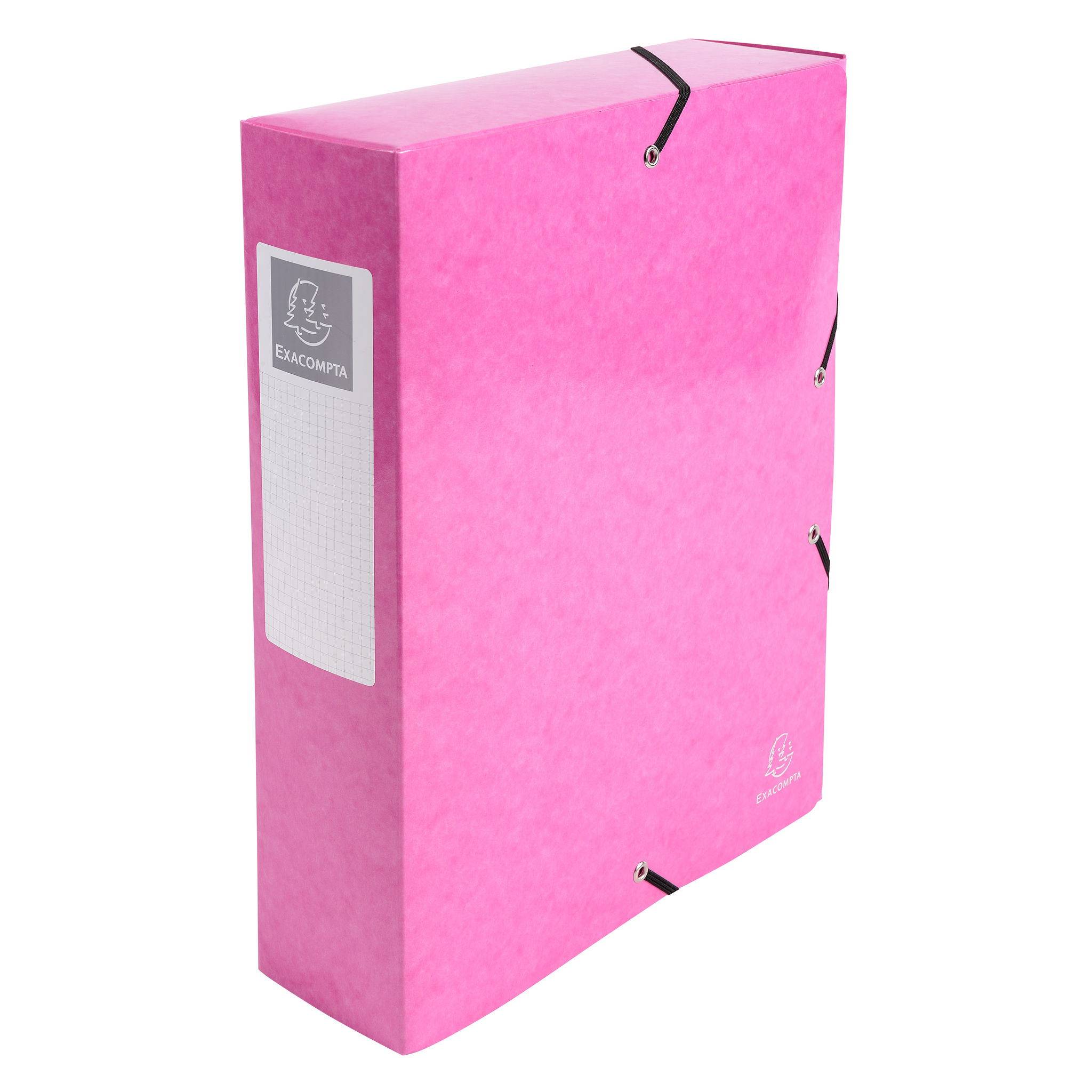 Exacompta 6x Archivbox Manilakarton Rücken 80mm +Etikett A4 sortiert 50729E