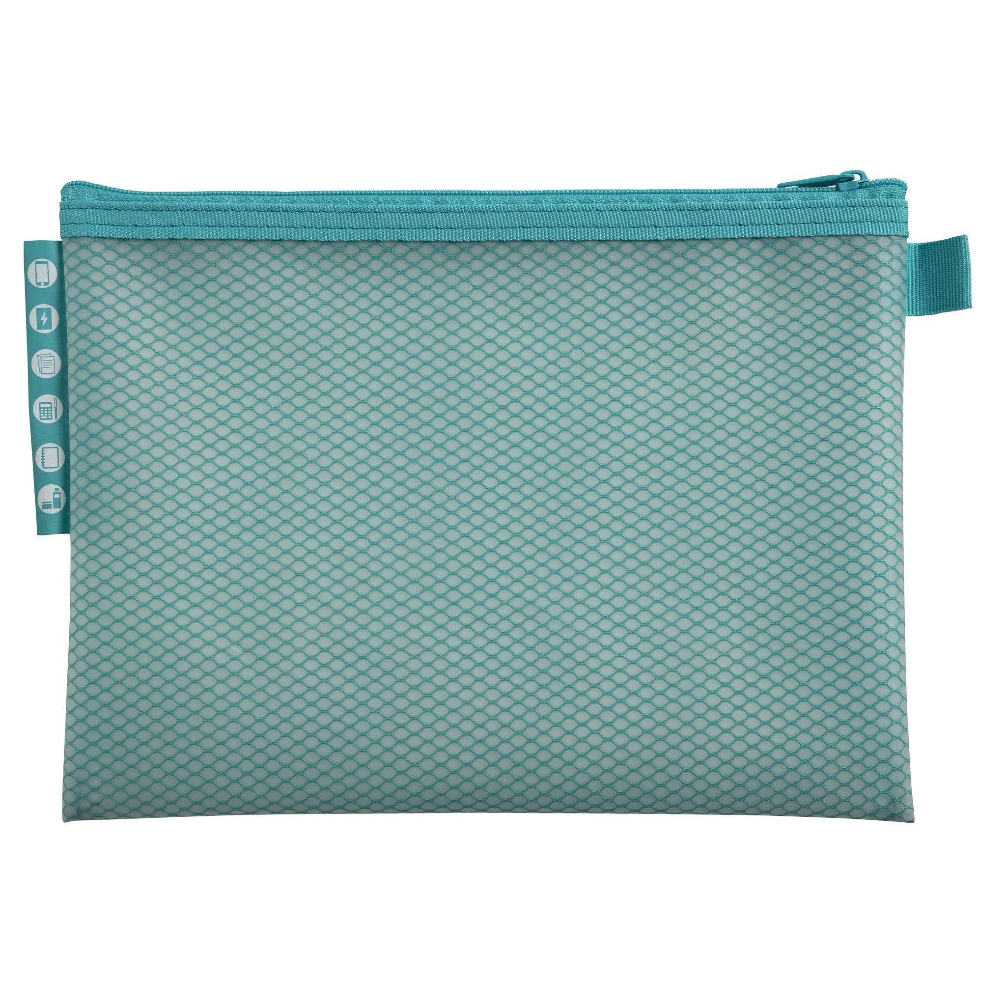 Exacompta 12x Hüllen/Etui A5 weichem Kunststoff, sortiert, 37140E