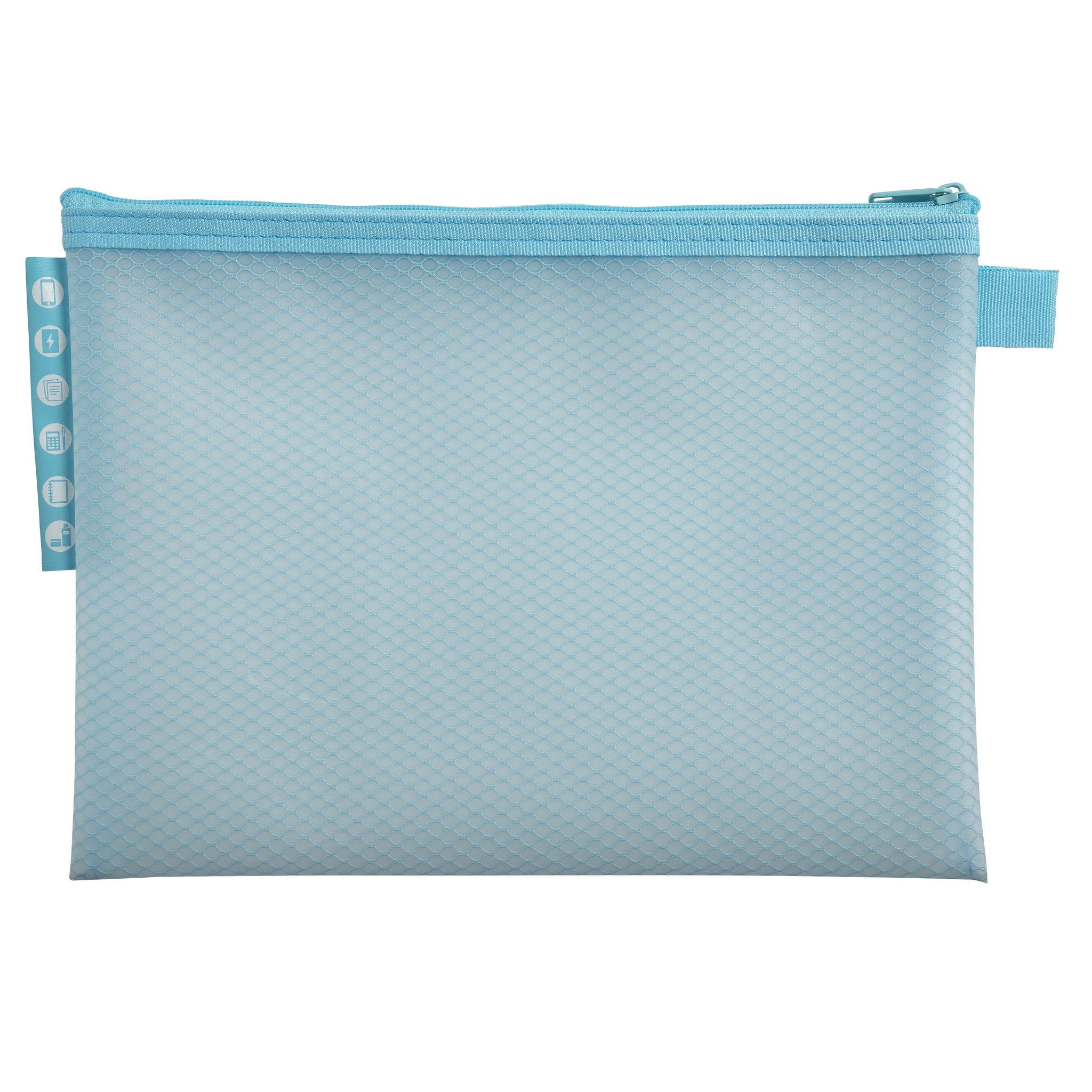 Exacompta 12x Hüllen/Etui A5 weichem Kunststoff, sortiert, 37140E