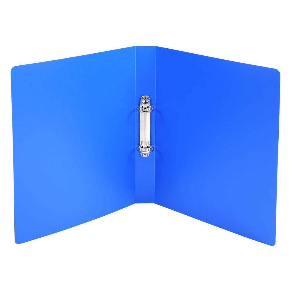 Exacompta 10x Ringbuch PP 1000µ 2Ring Rücken 40mm A4 Überbreite Hellblau 54392E