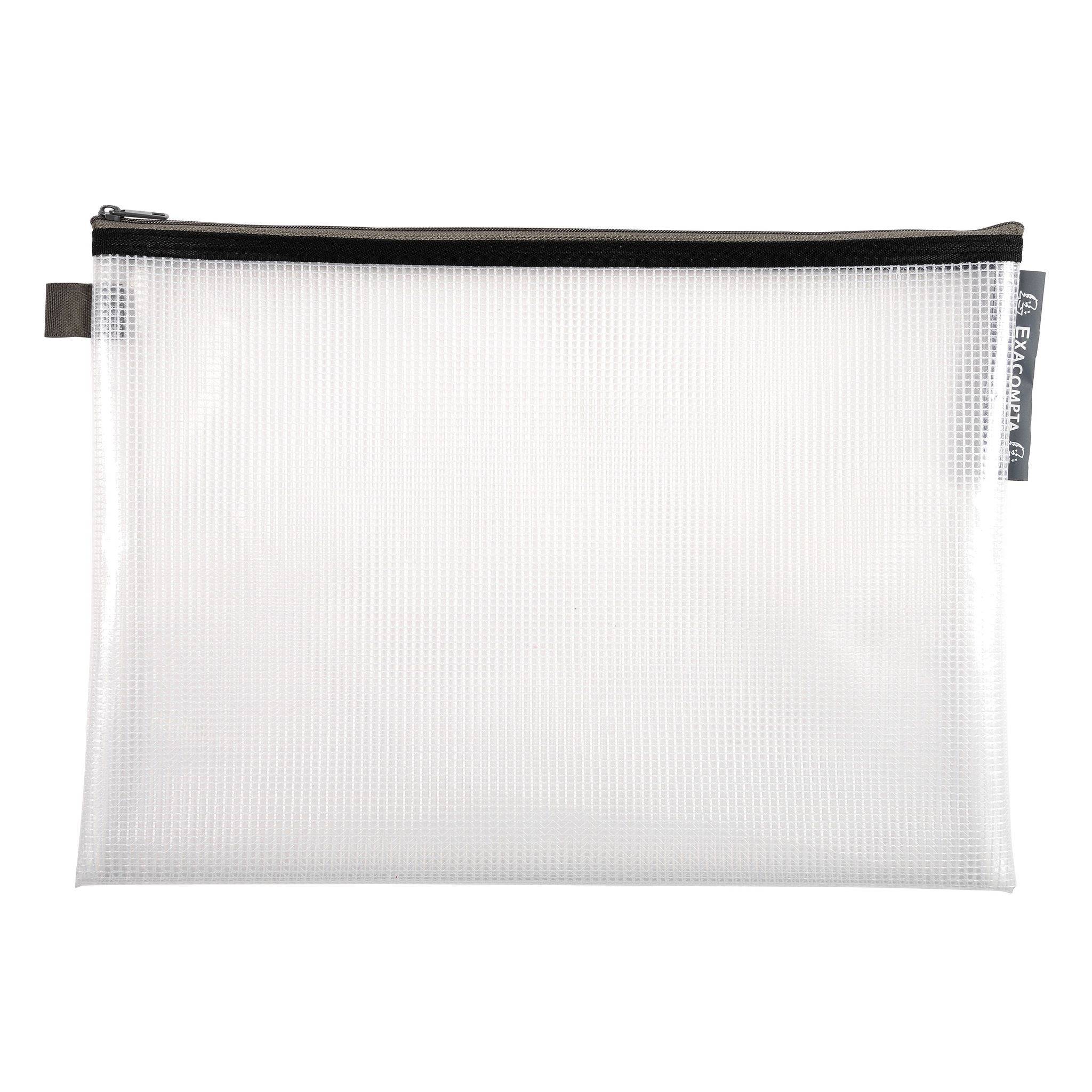 Exacompta 10x Tasche EVA mit Reißverschluss, flexibel PP, A4, sortiert, 34150E
