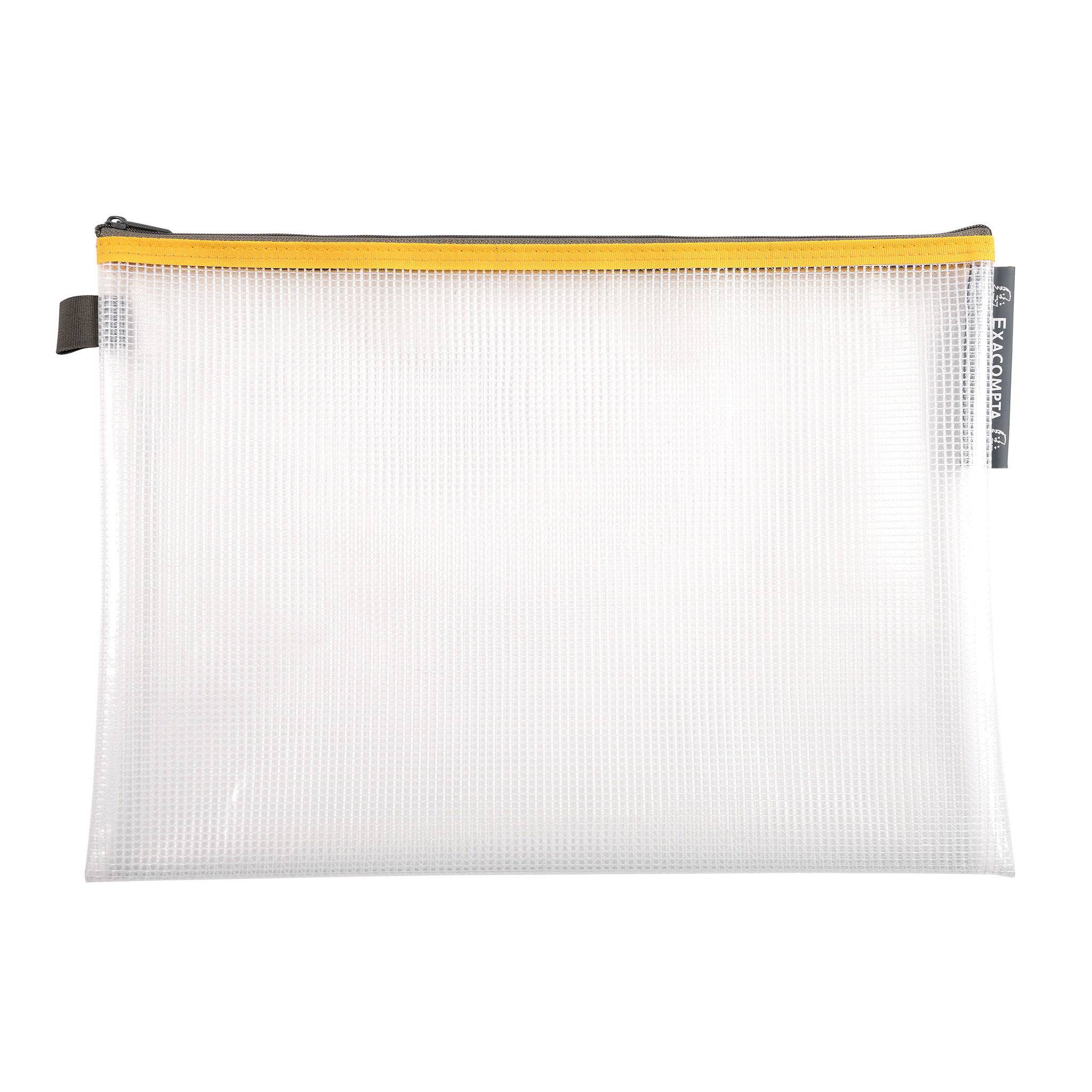 Exacompta 10x Tasche EVA mit Reißverschluss, flexibel PP, A4, sortiert, 34150E
