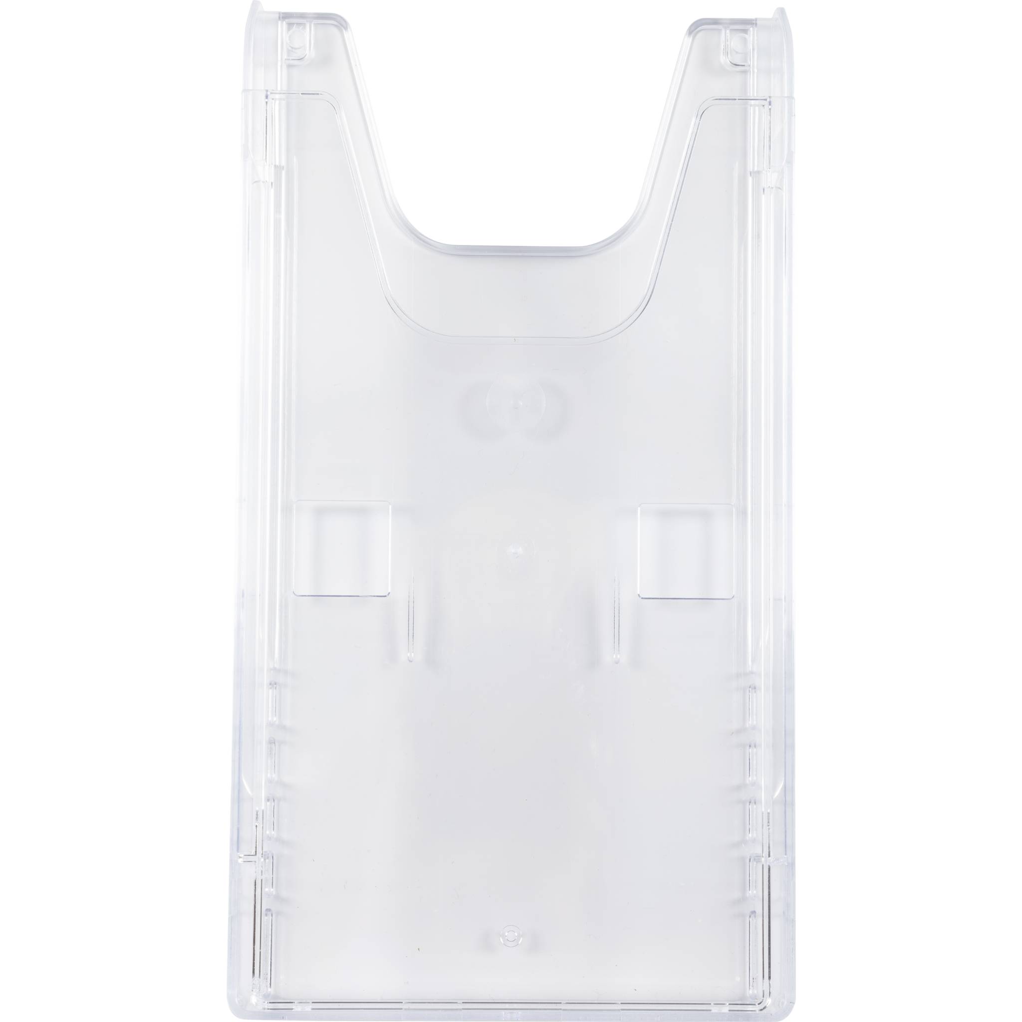 Exacompta 12x Wandprospekthalter A6 vertikal, Exacryl - Kristall - 62258D