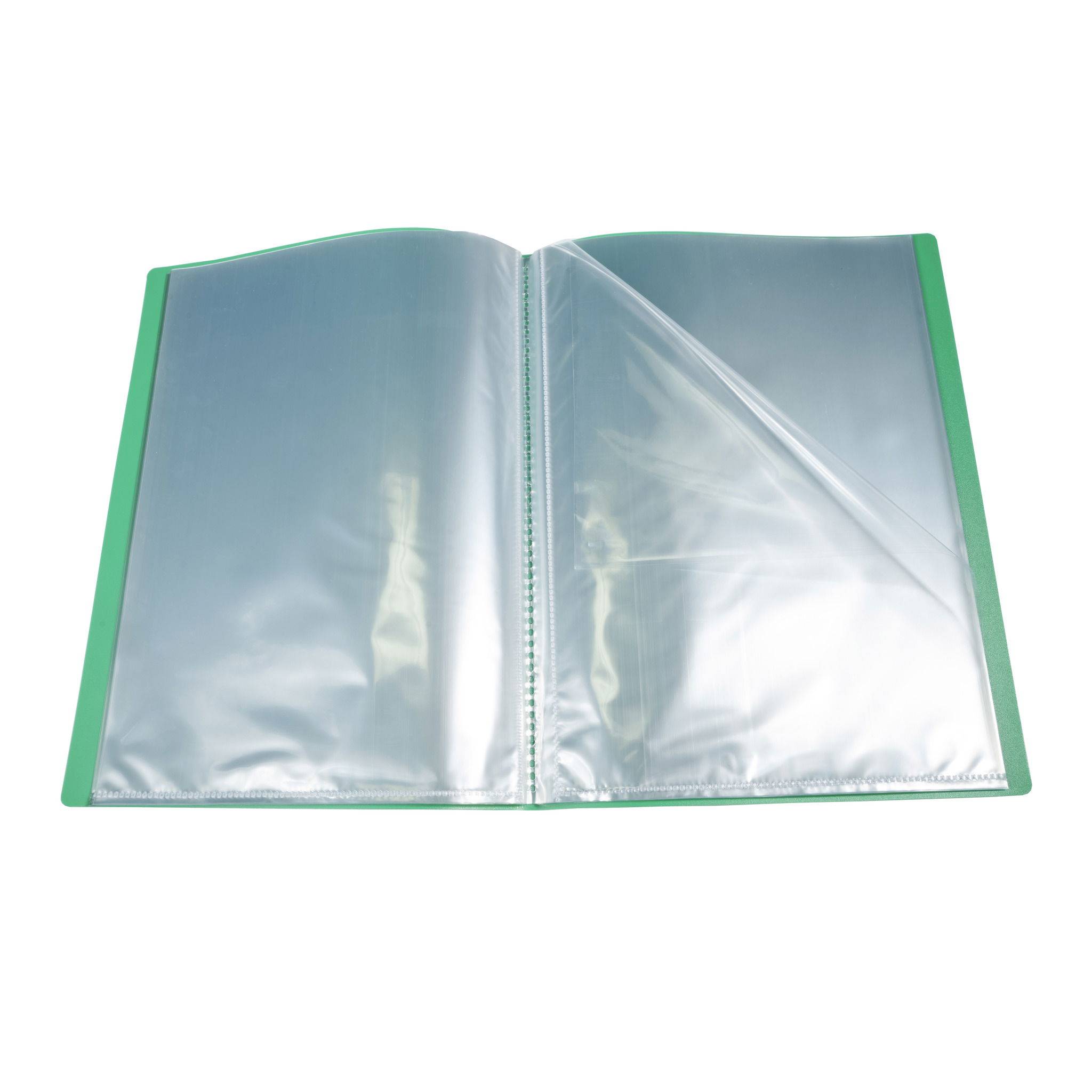 Exacompta 20x Sichtmappe PP 500µ 20 glatten Hüllen transluzent A4 Hellgrün 8823E