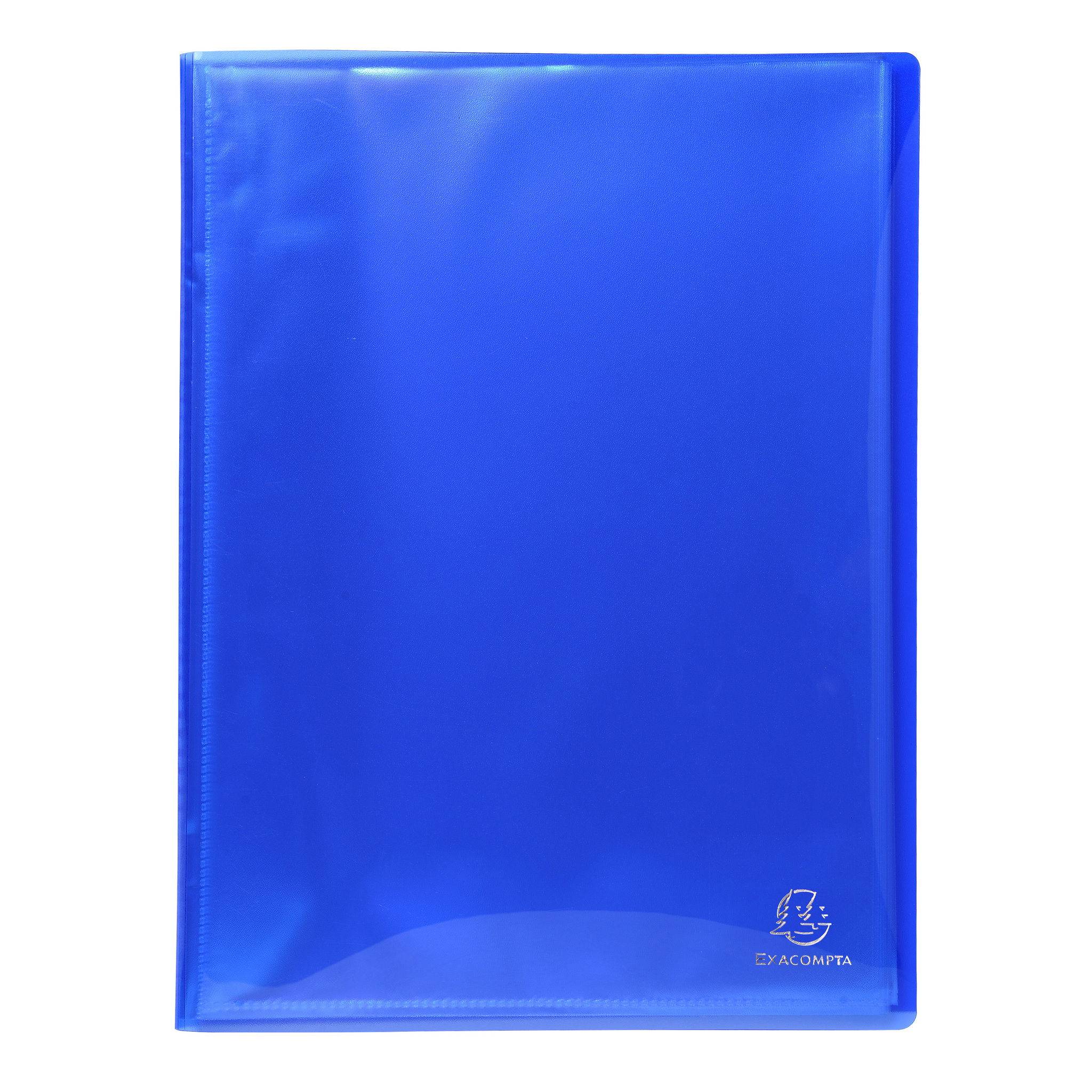 Exacompta 8x Sichtmappe PP 500µ, 60 Hüllen, 24x32cm A4, , sortiert, 85270E