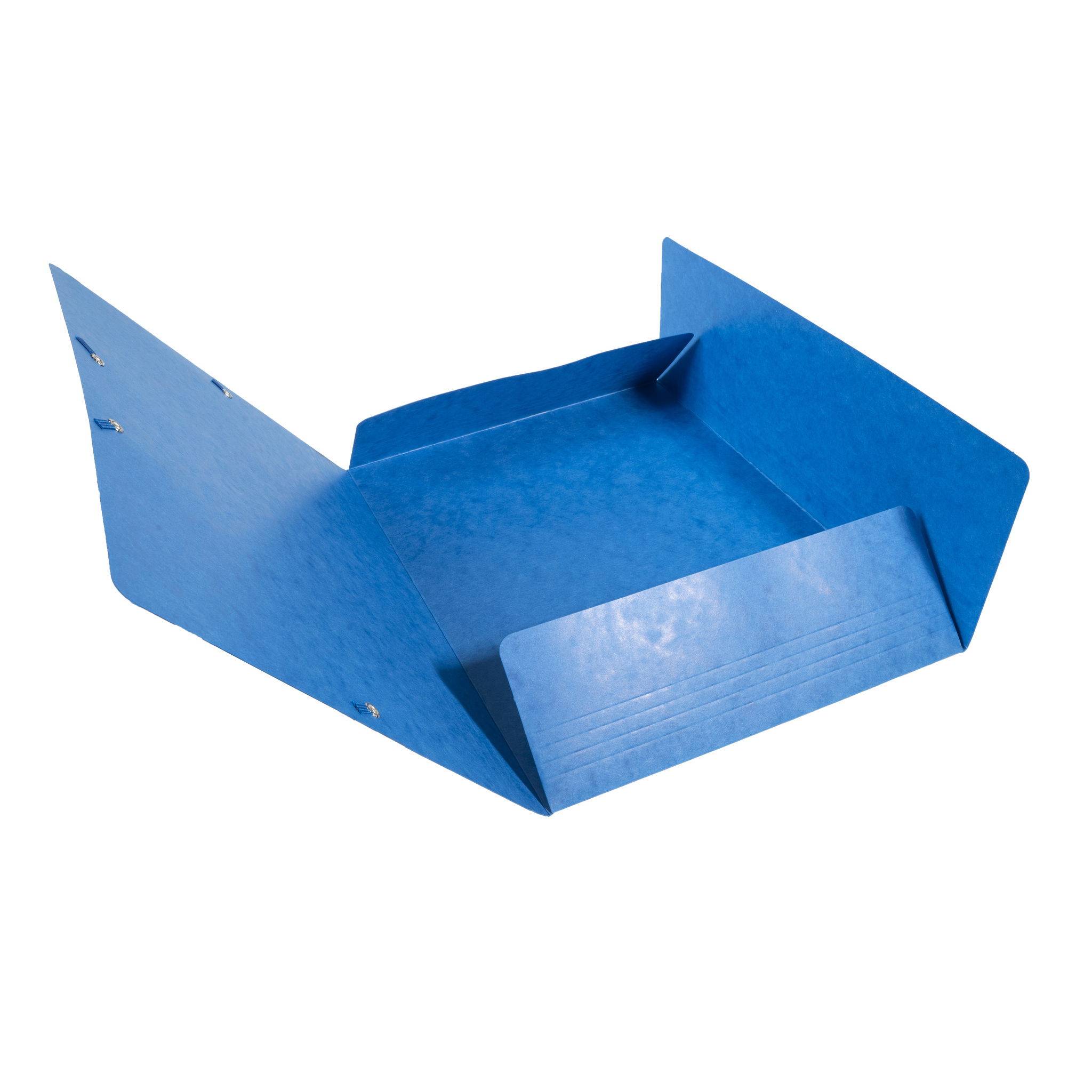 Exacompta 25x Sammelmappe + Gummizug 3 Klappen Karton 425g A4 MAXI Blau 17105H