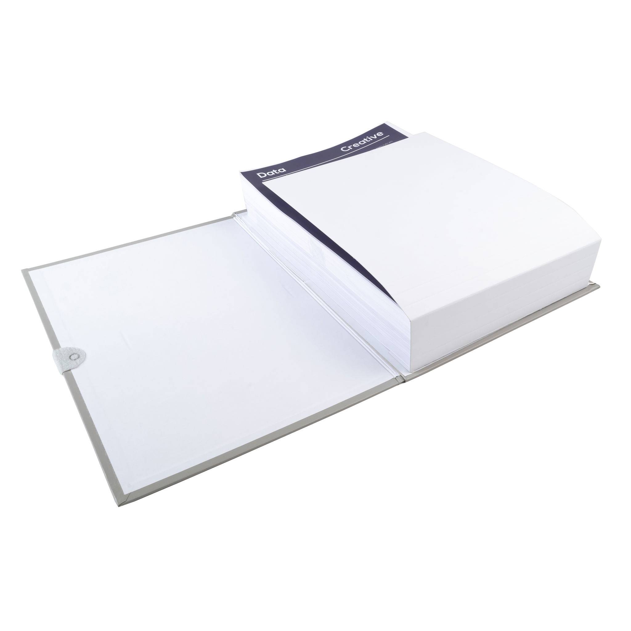 Exacompta 10x Dokumentenmappe dehnbar 1 Klappe Balacronbezug A4 Grau 630E