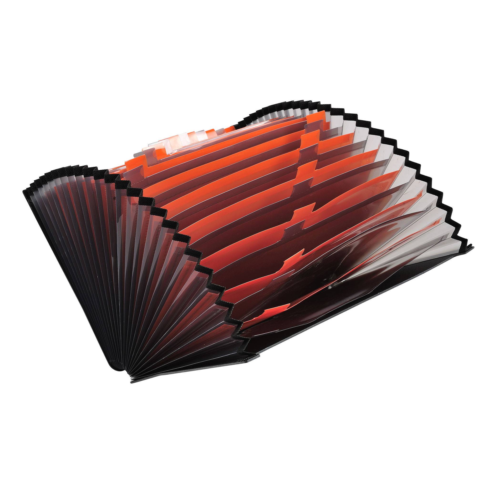 Exacompta 4x Fächermappe dehnbar 24 Fächer Exadesk Exactive A4 Schwarz 58934E