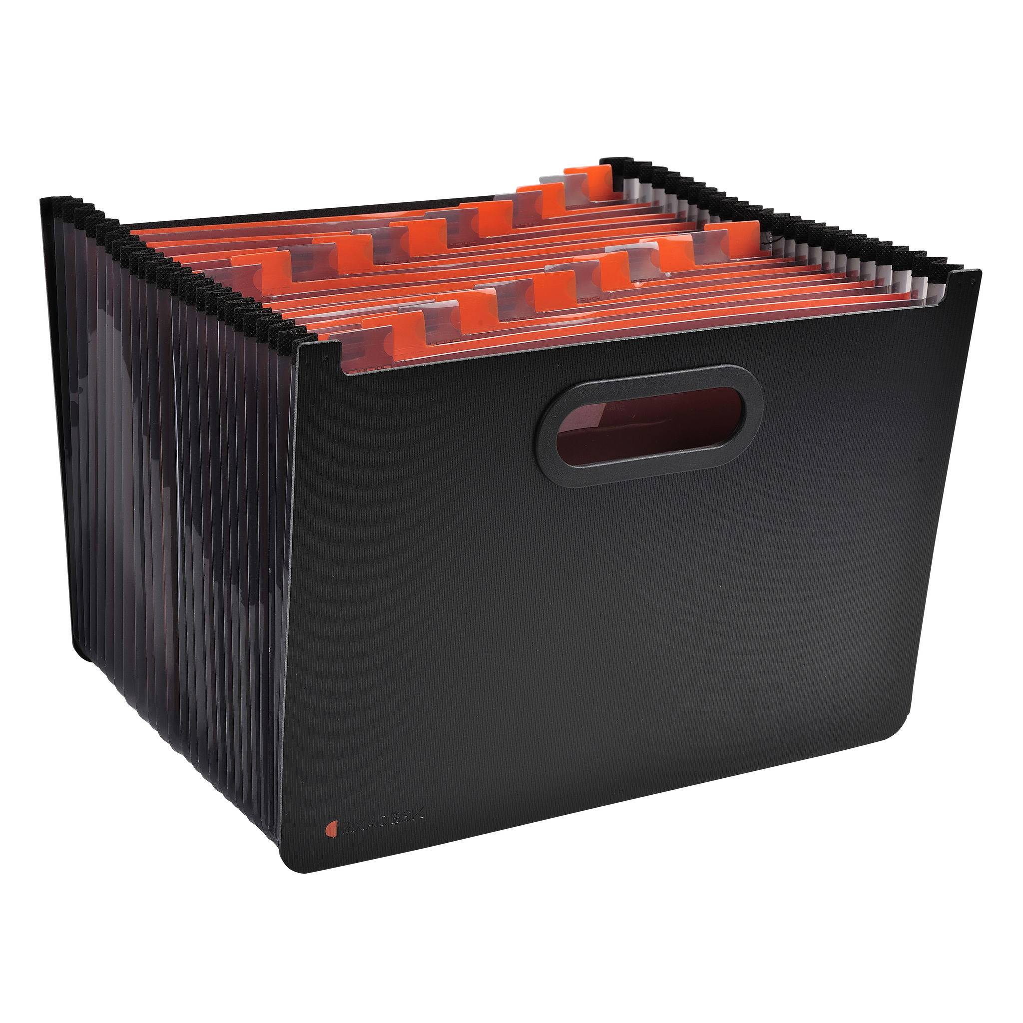 Exacompta 4x Fächermappe dehnbar 24 Fächer Exadesk Exactive A4 Schwarz 58934E