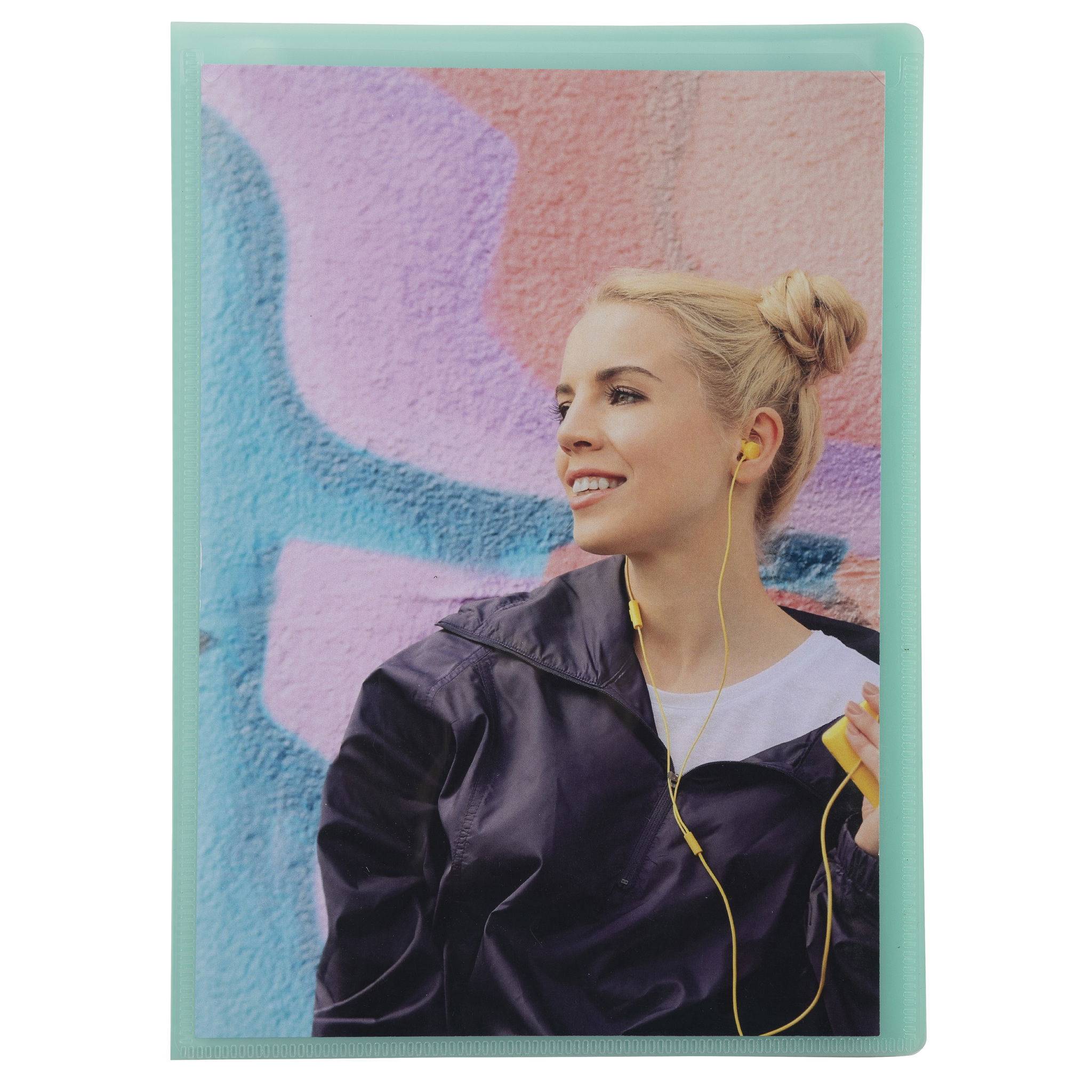 Exacompta 10x Sichtmapppen A5, PP, 20 Hüllen, Kreacover Pastell, sortiert, 5810E