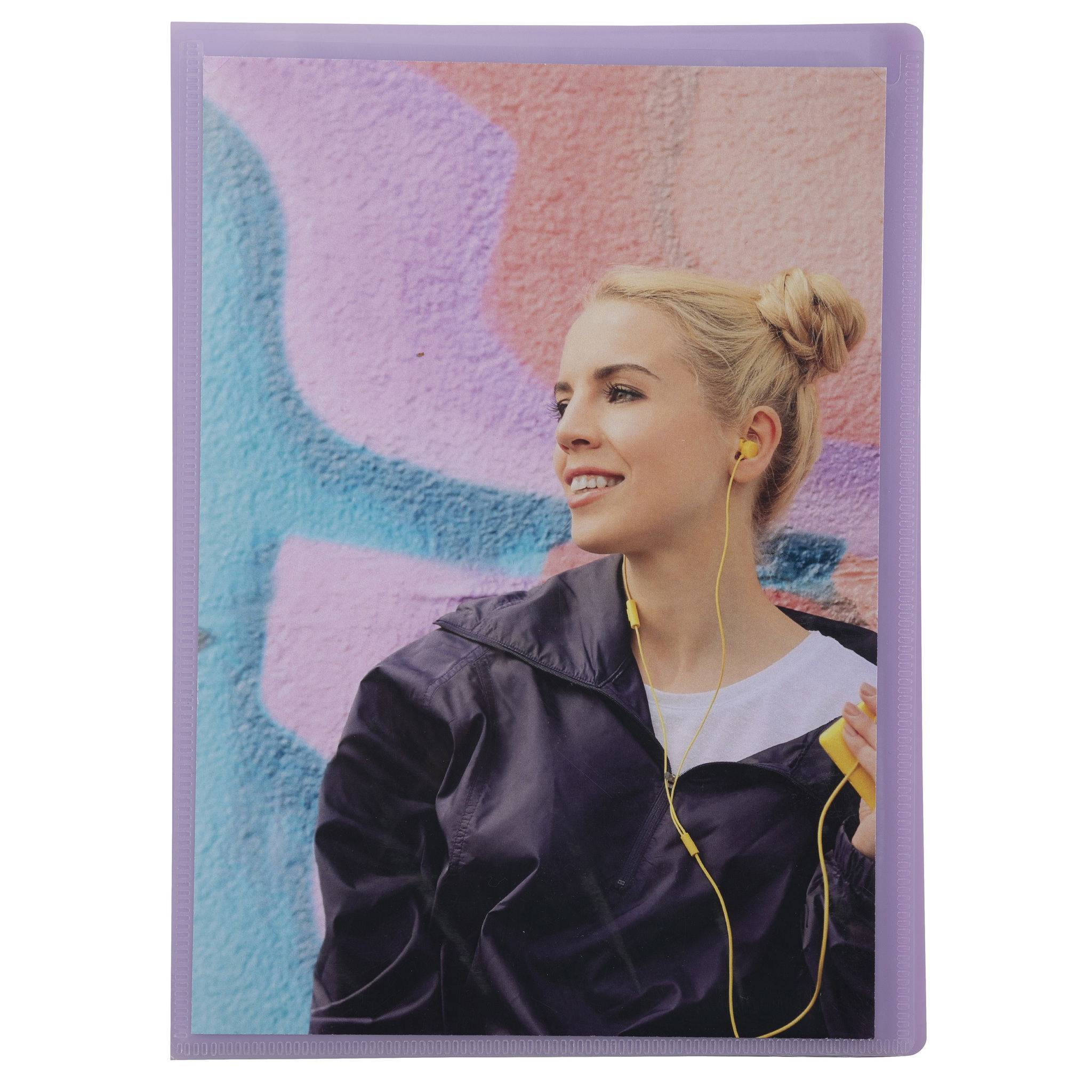 Exacompta 10x Sichtmapppen A5, PP, 20 Hüllen, Kreacover Pastell, sortiert, 5810E