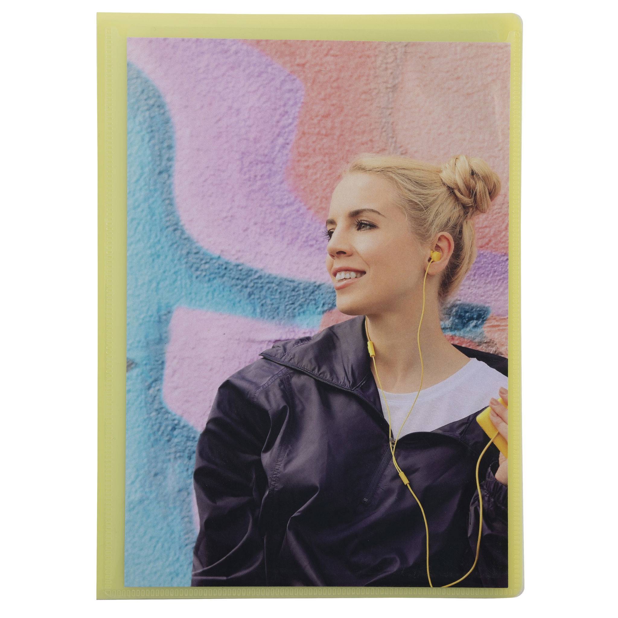 Exacompta 10x Sichtmapppen A5, PP, 20 Hüllen, Kreacover Pastell, sortiert, 5810E