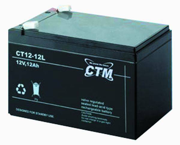 CT 12-12L AGM-Bleiakku 12v/12Ah 10388
