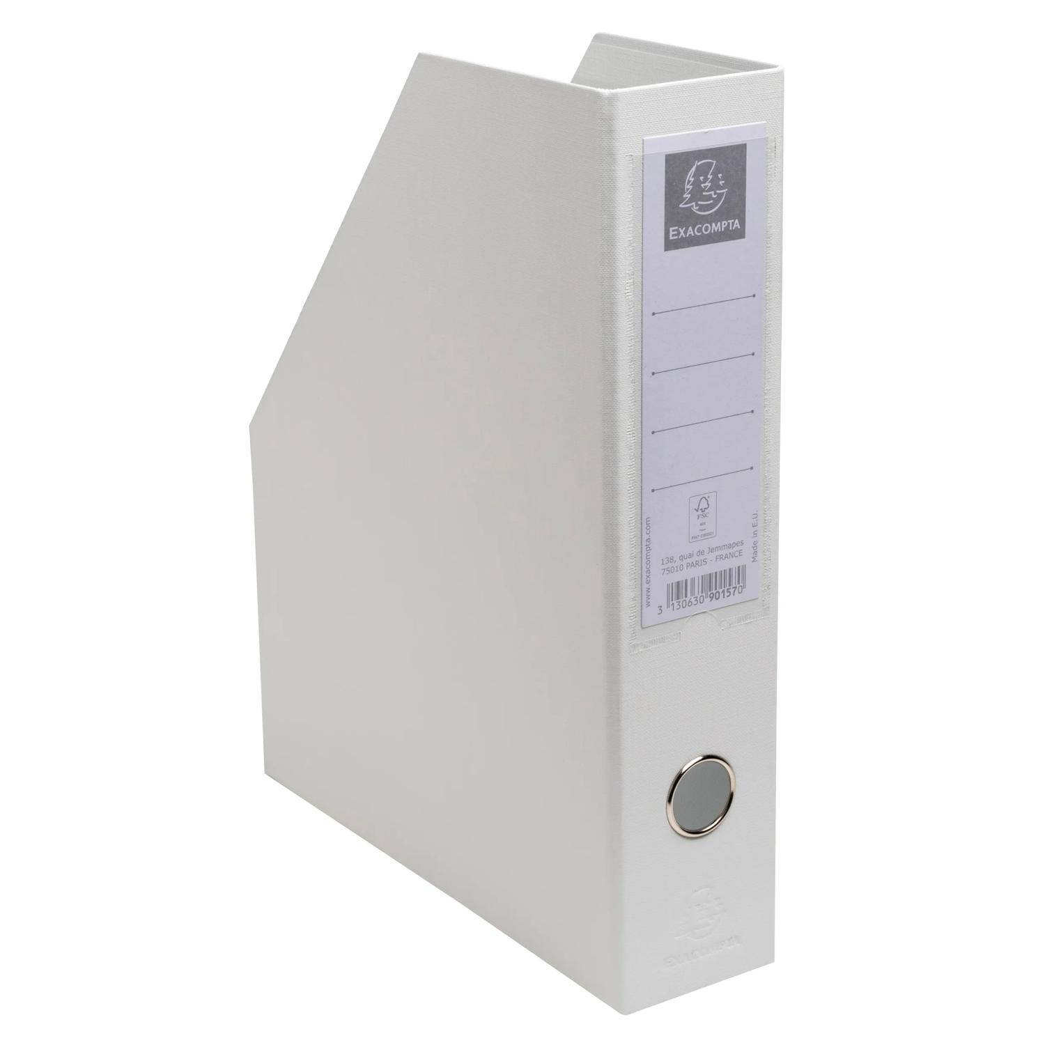 Exacompta 10x Stehsammler PP, Rückenbreite 70mm, 23x31cm für A4 - Weiß - 90157E