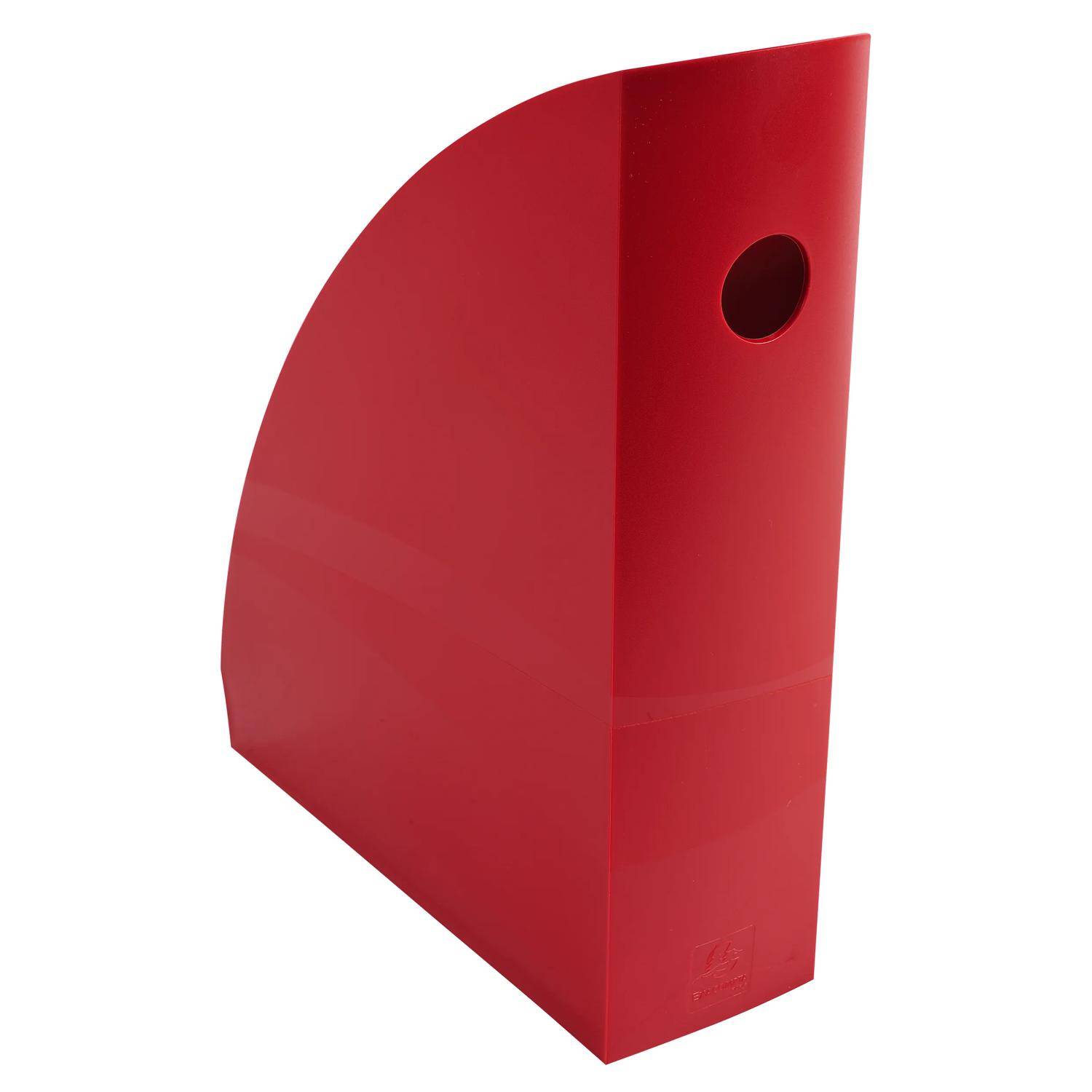 Exacompta 6x Stehsammler MAG-CUBE, Iderama - Karminrot - 18218D