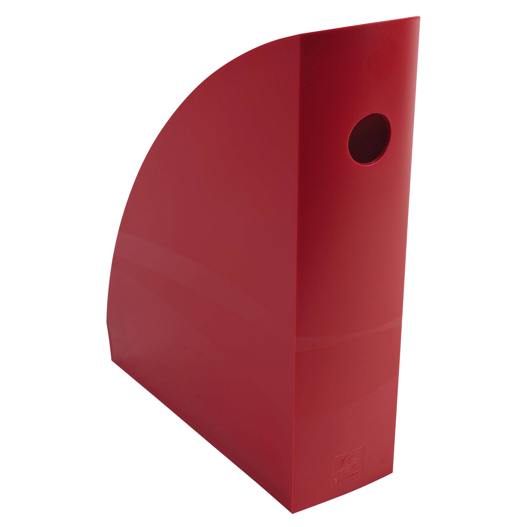 Exacompta 6x Stehsammler MAG-CUBE, Iderama - Karminrot - 18218D