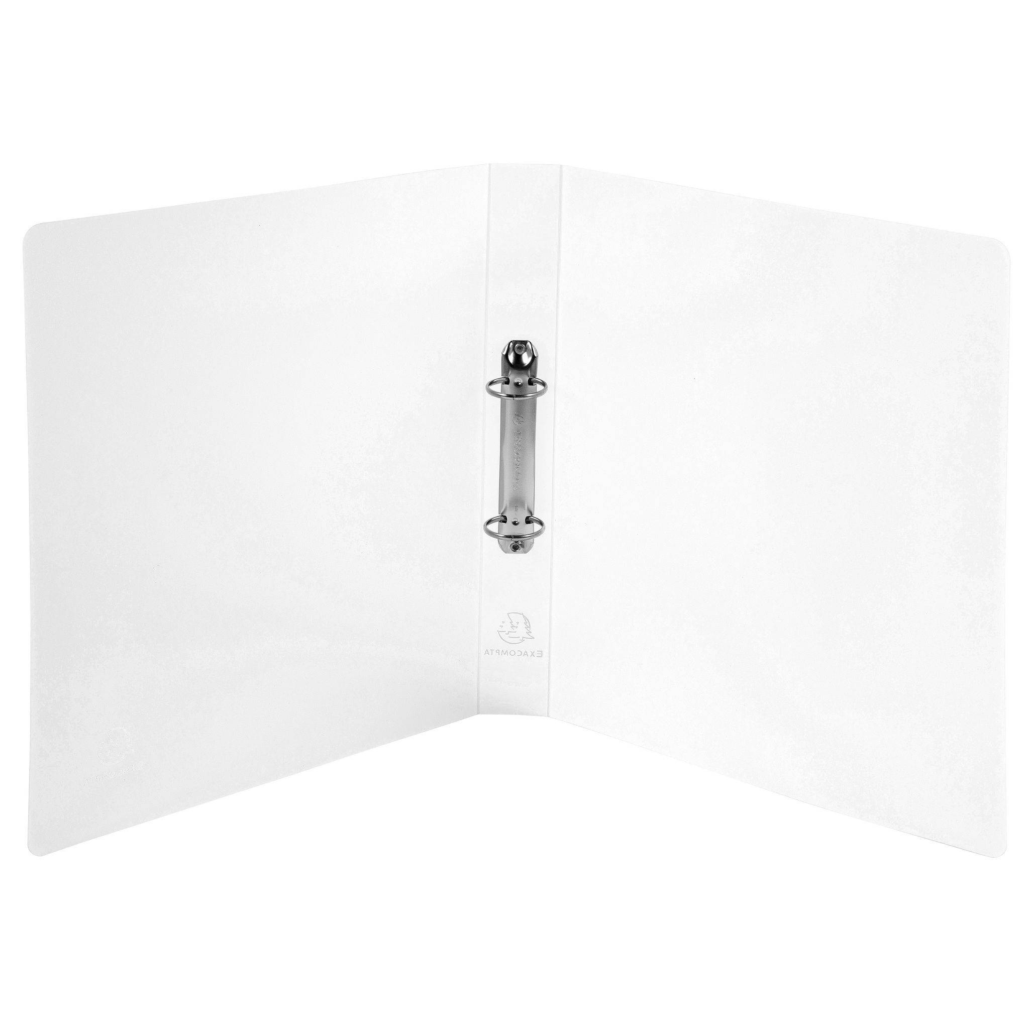 Exacompta 15x Ringbuch PP 700µ + 2 Ringen 30mm Rücken 40mm A4 Transparent 54360E
