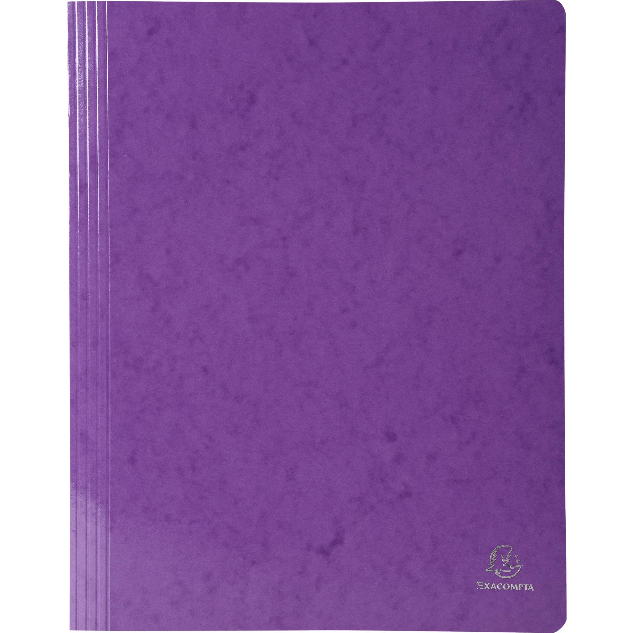 Exacompta 25x Schnellhefter Colorspan Krt., 355g/m2, A4, Violett, 380812B