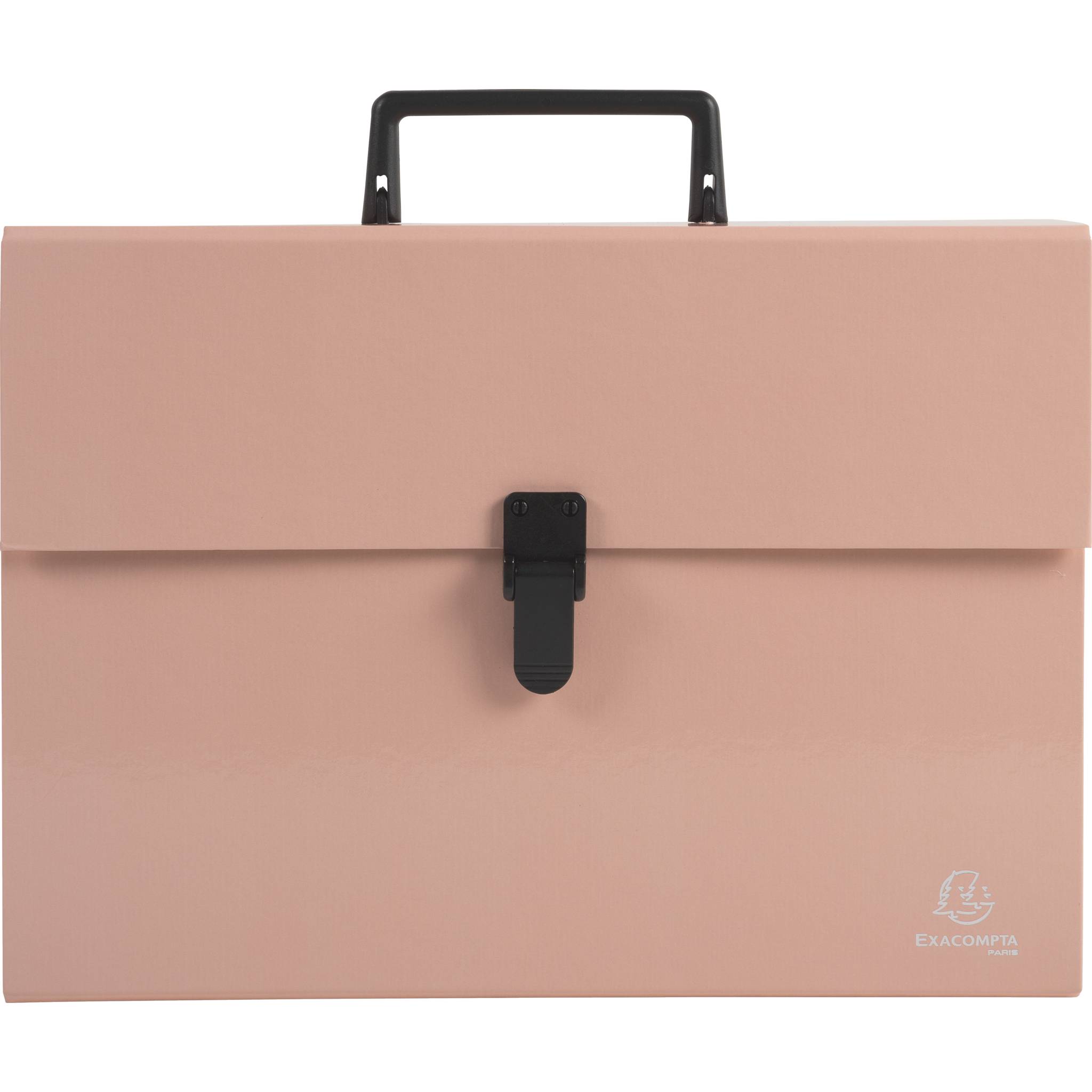 Exacompta 4x Fächermappe mit Griff, 18 Fächer, Aquarel - Korallenrot - 56767E