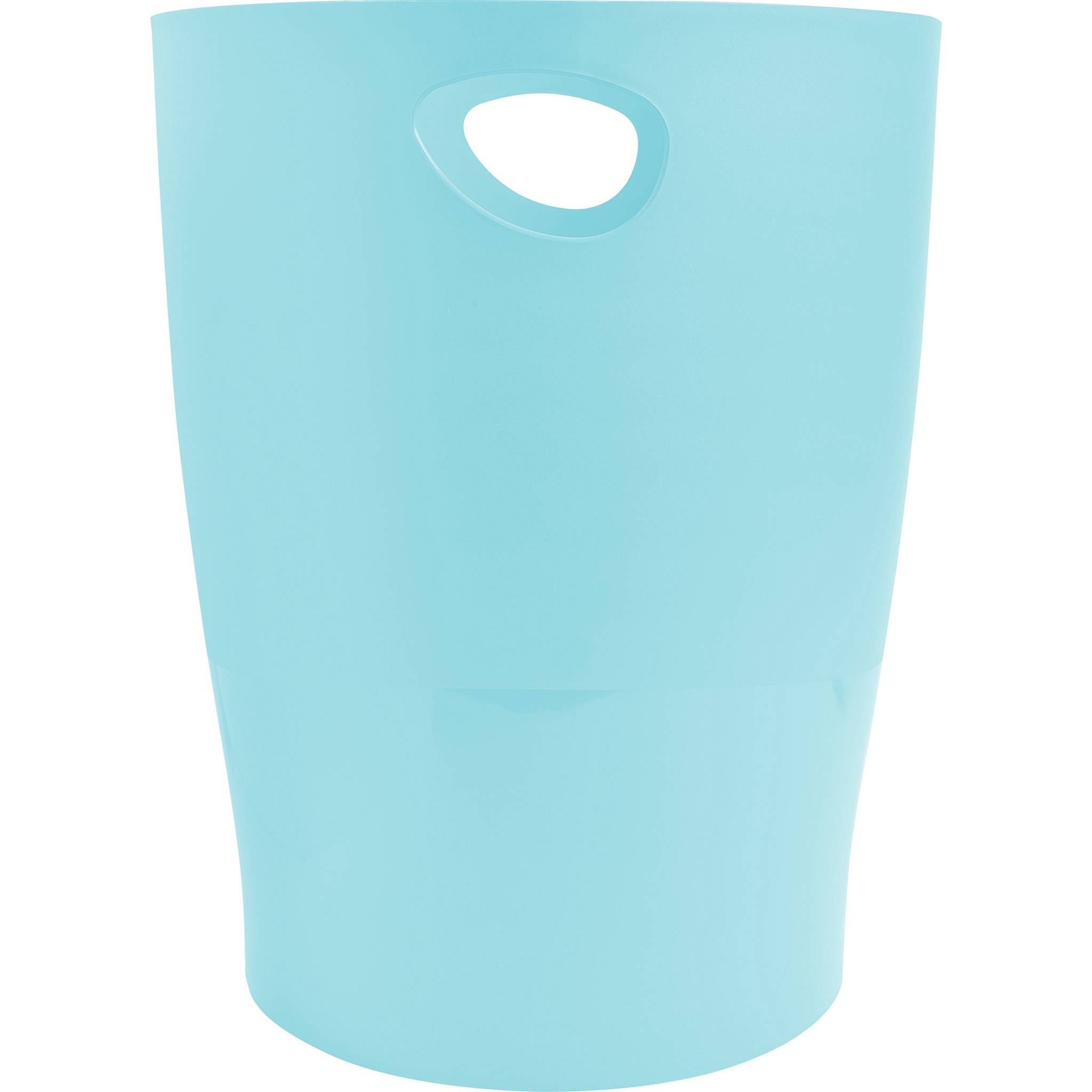 Exacompta 8x Papierkorb Ecobin, 15 Liter, Aquarel - Pastellgrün - 45363D