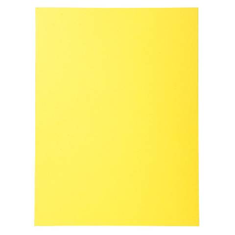 Exacompta 5x Pack 100 Aktendeckeln Recycling 220g A4 - Gelb - 410005E