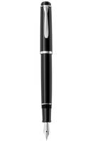 Pelikan Classic 205, Anthrazit, Schwarz, Kartuschenfüllsystem, Edelstahl, Medium, Beidhändig, Deutschland