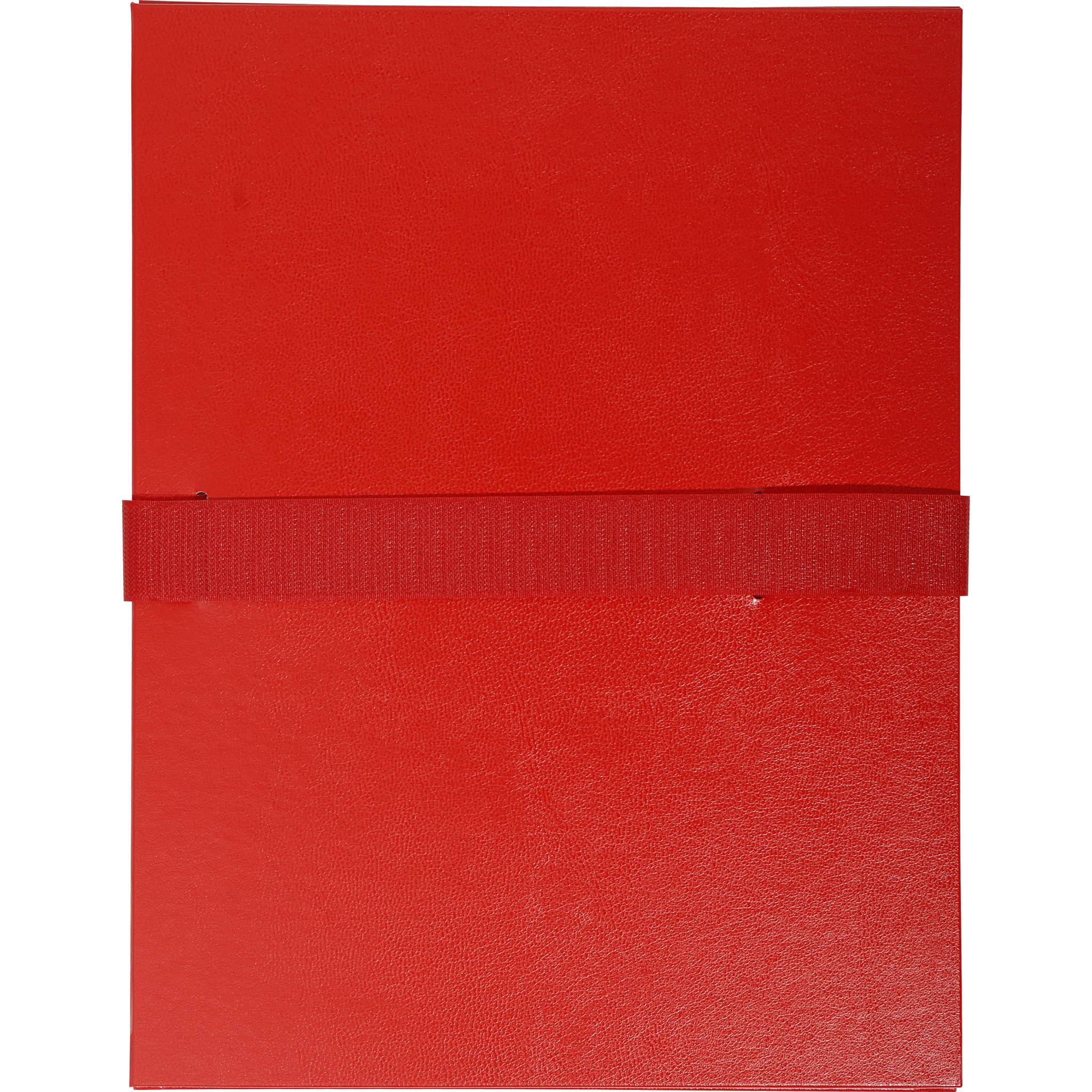 Exacompta 10x Dokumentenmappe dehnbar 1 Klappe Balacronbezug A4 Rot 629E