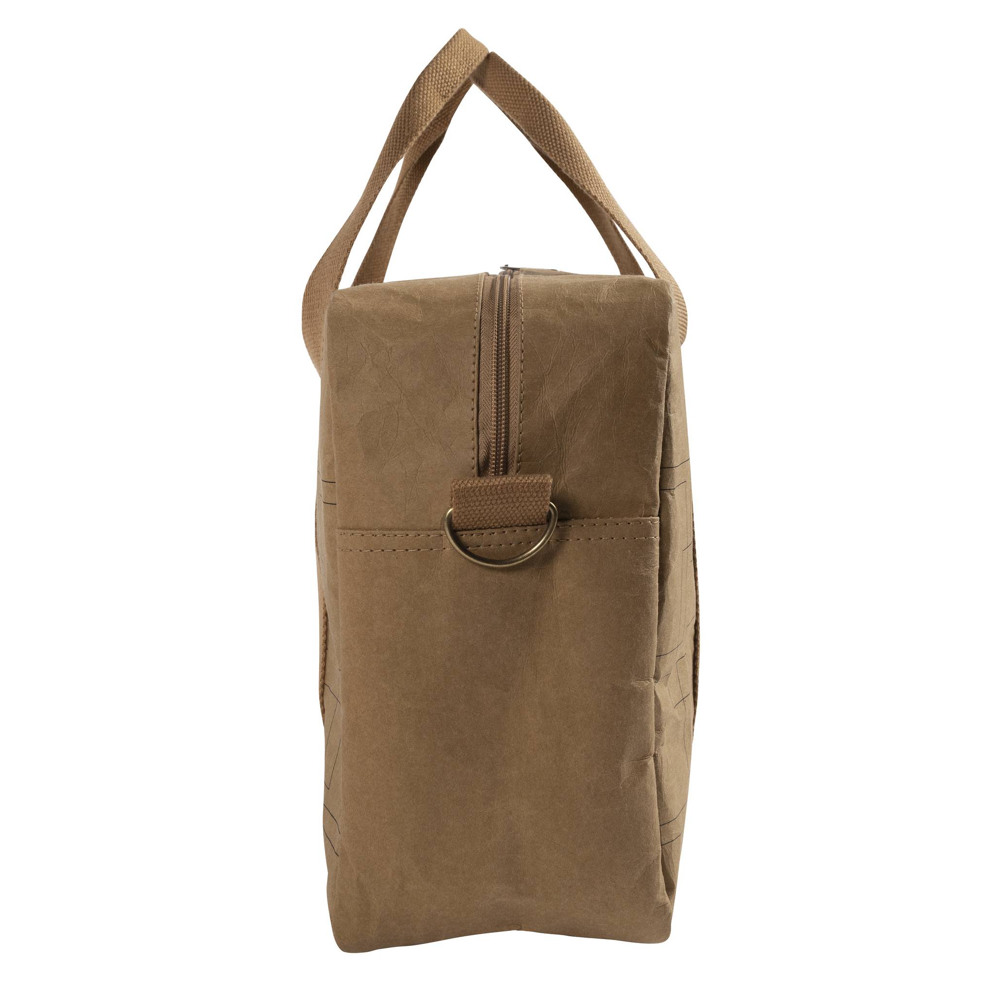 Exacompta 17660E Tasche 39x29x15cm aus Papier in Lederoptik, Eterneco - Braun geometrische Motive