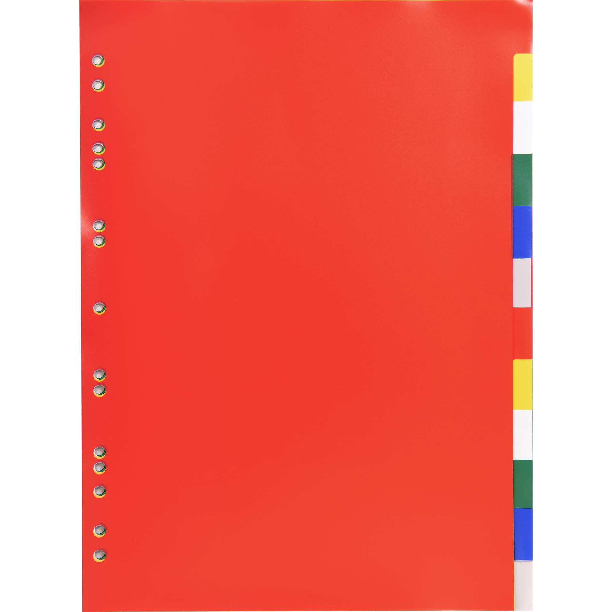 Exacompta 50x Register PP 120µ mit 12 Positionen, für Format A4, sortiert, 3012E