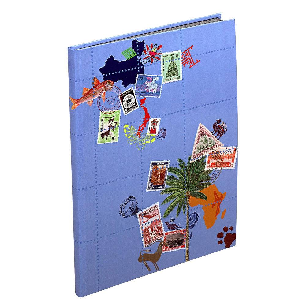 Exacompta 5x Briefmarken Einsteckalbum 16 Seiten 165x225cm Sortiert 25644E
