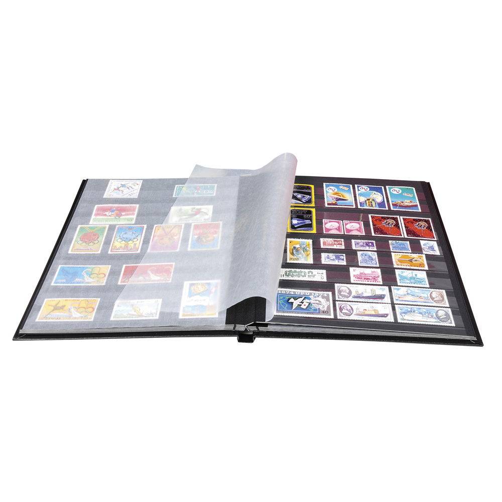 Exacompta 5x Briefmarken Einsteckalbum 16 Seiten 165x225cm Sortiert 25644E