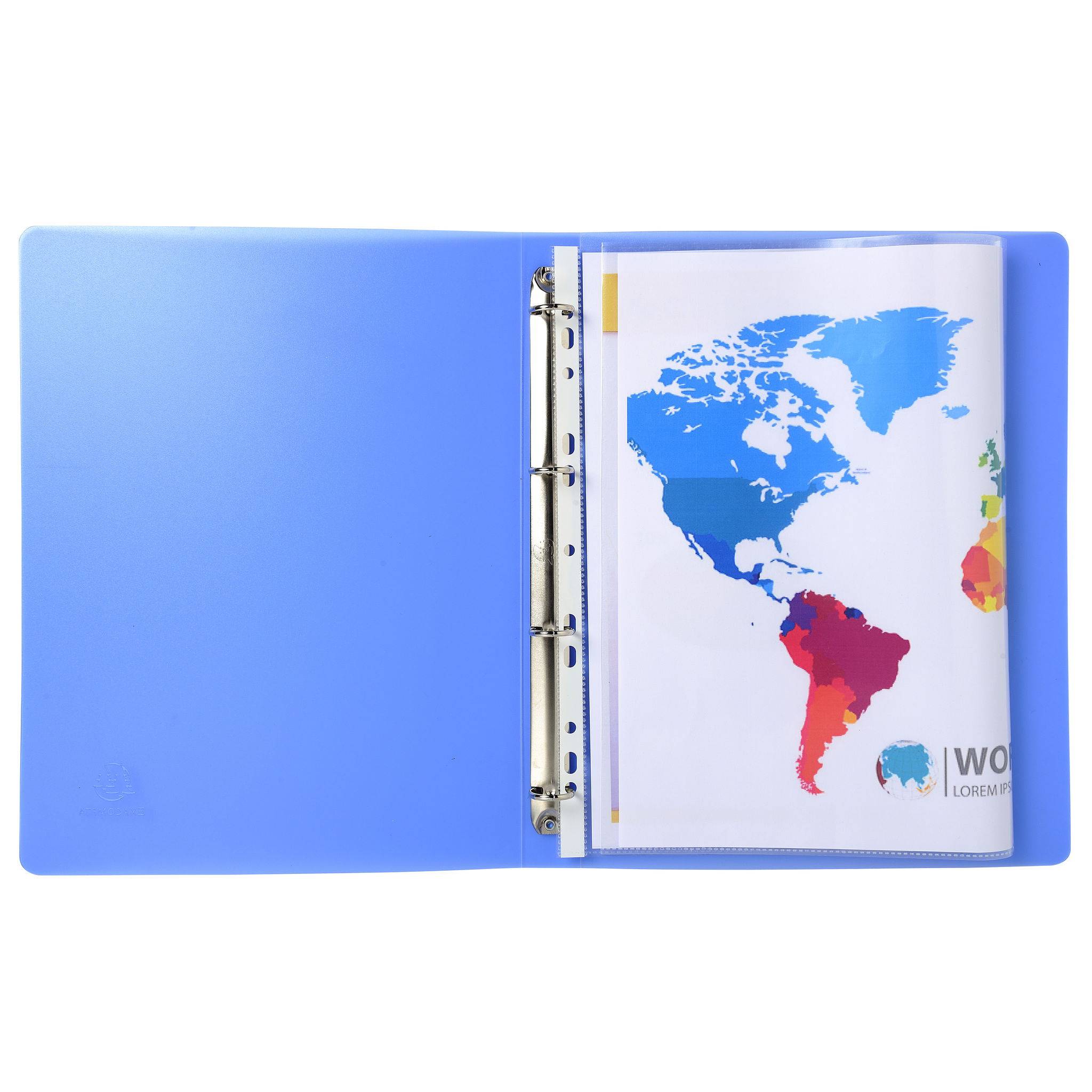 Exacompta 5x Prospekthüllen fein genarbtem PP A3 gefaltet Transparent 6205E