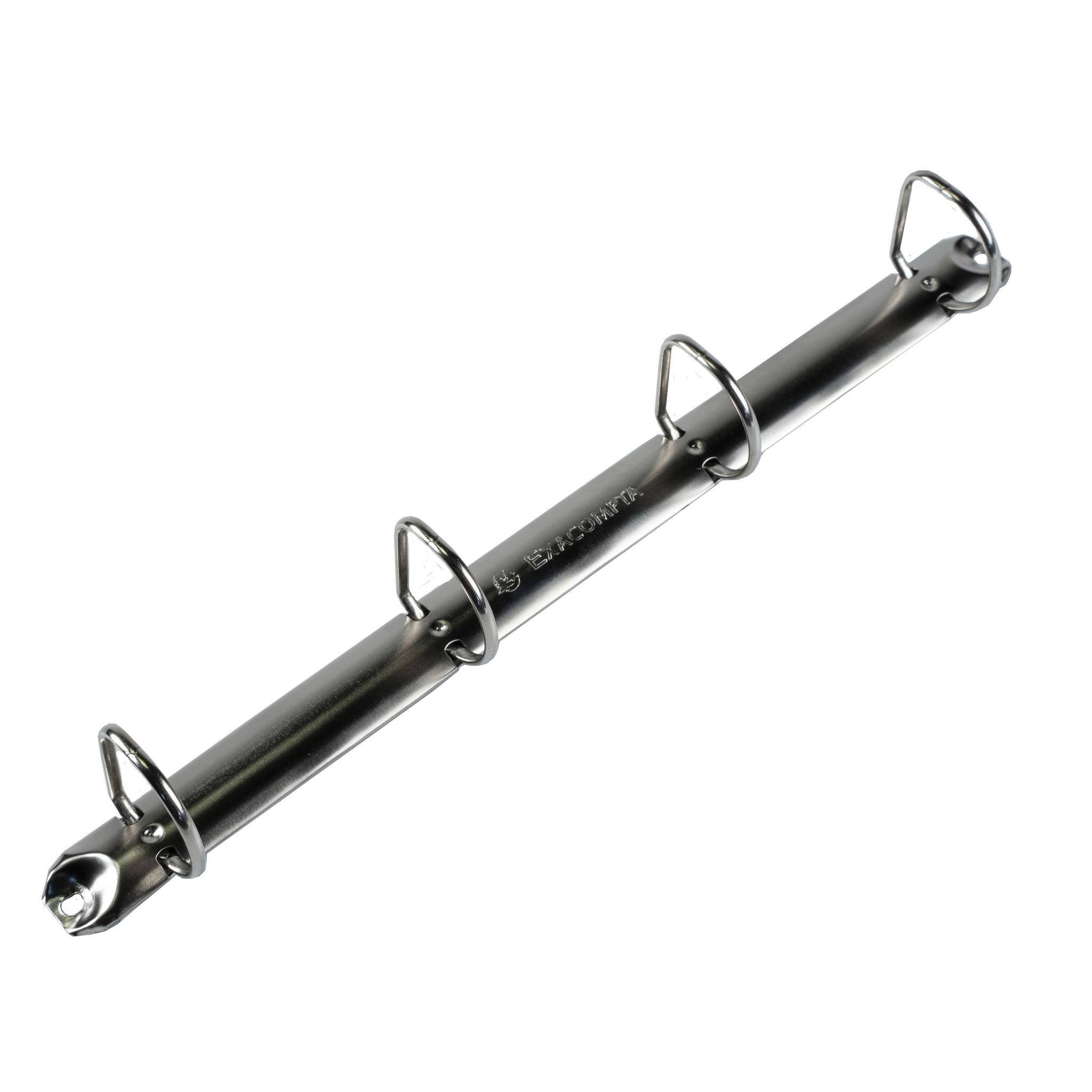 Exacompta 10x Ringbuch PP 4Ring 25mm D Rücken 47mm A4 Maxi Weiß 51846E