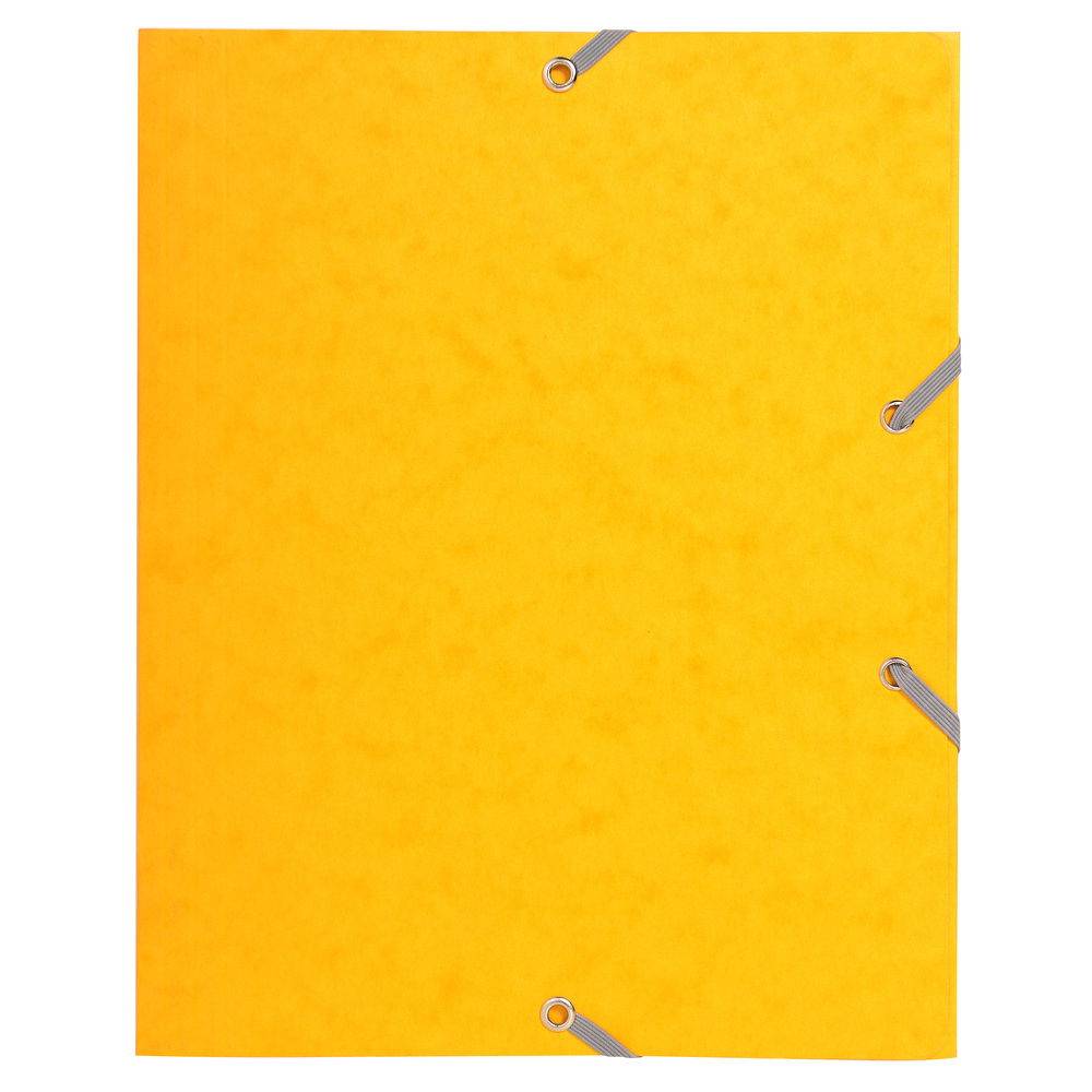 Exacompta 25x Sammelmappe +Gummizug 3 Klappen Karton 24x19cm sortiert 55200E