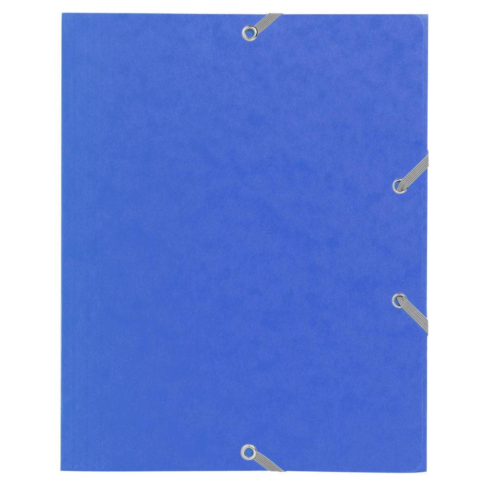 Exacompta 25x Sammelmappe +Gummizug 3 Klappen Karton 24x19cm sortiert 55200E